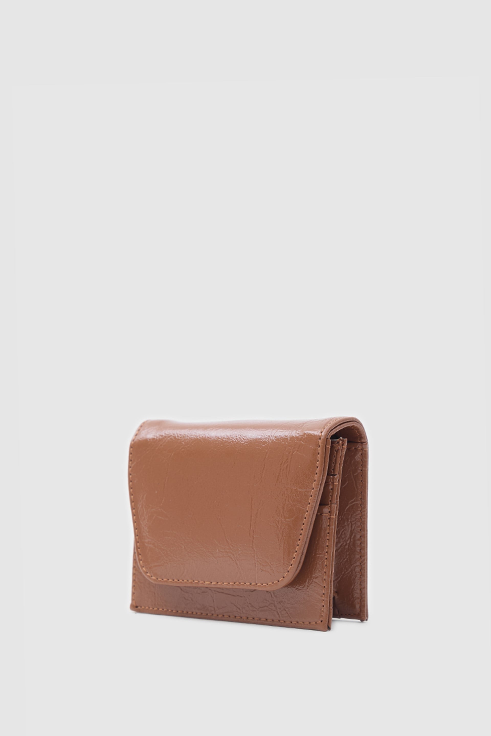 Shulebags Leya Ayna Ve Ruj Cepli Kadın Cüzdan Taba görsel 3
