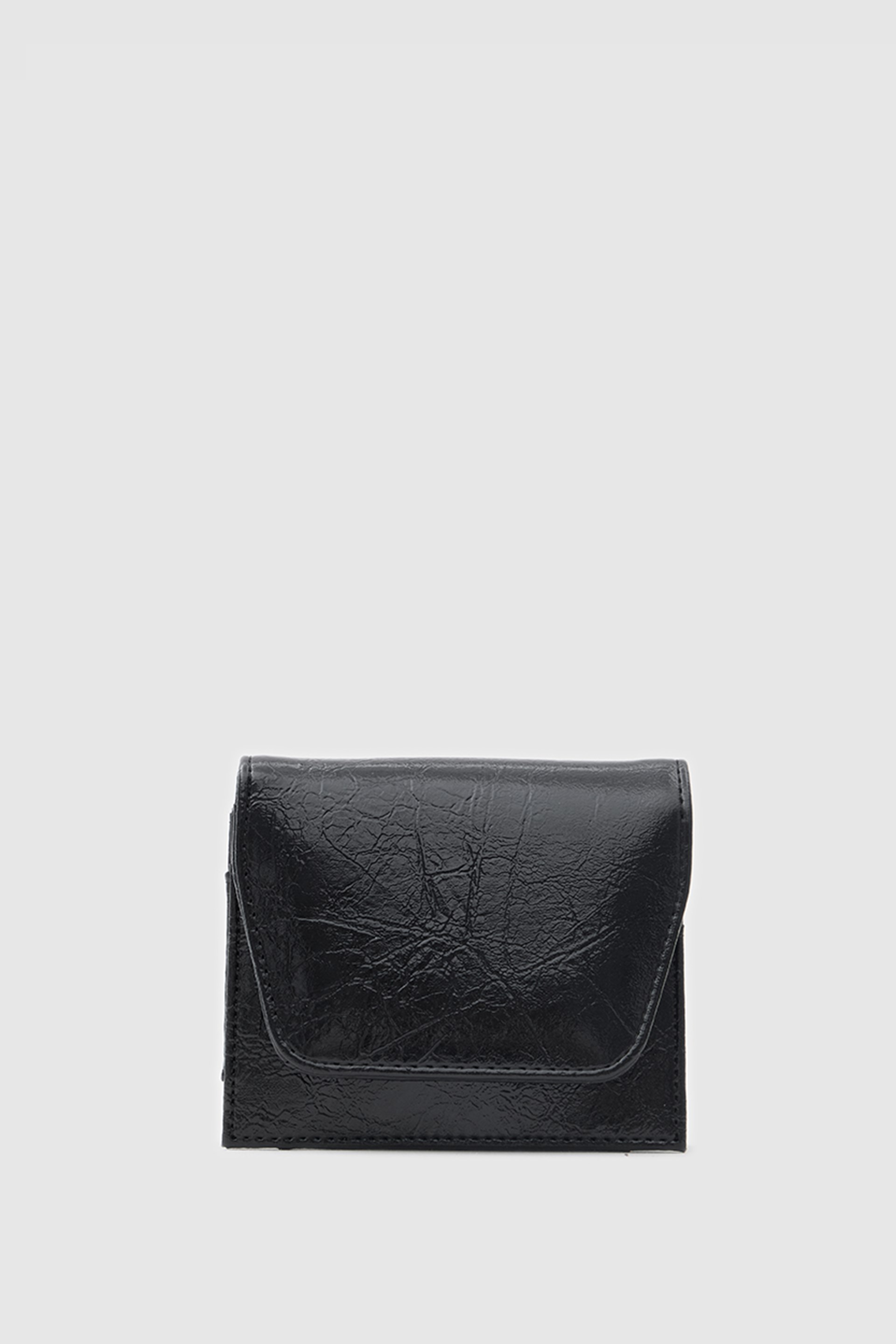 Shulebags Leya Ayna Ve Ruj Cepli Kadın Cüzdan Siyah