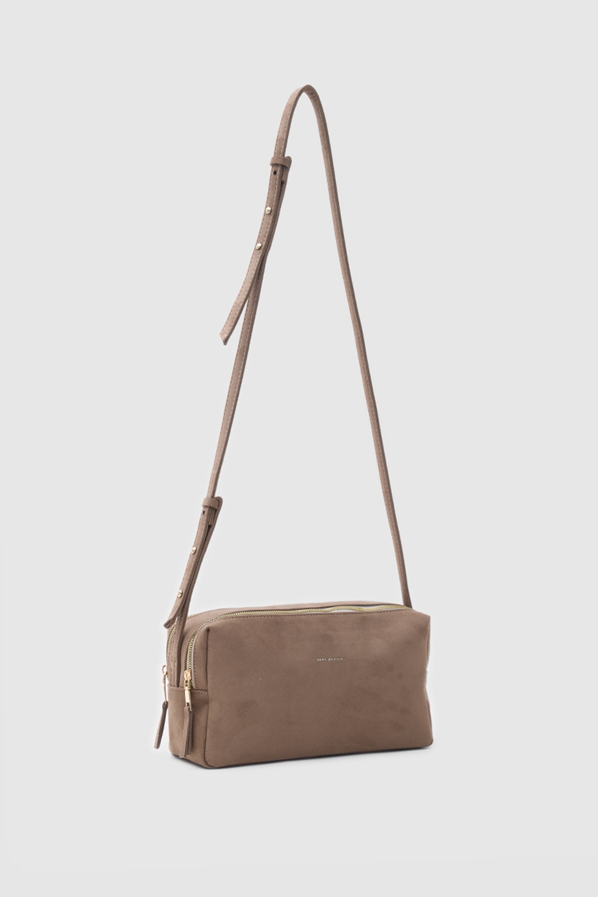 Shulebags Rodeo Süet Omuz Çantası Vizon görsel 2