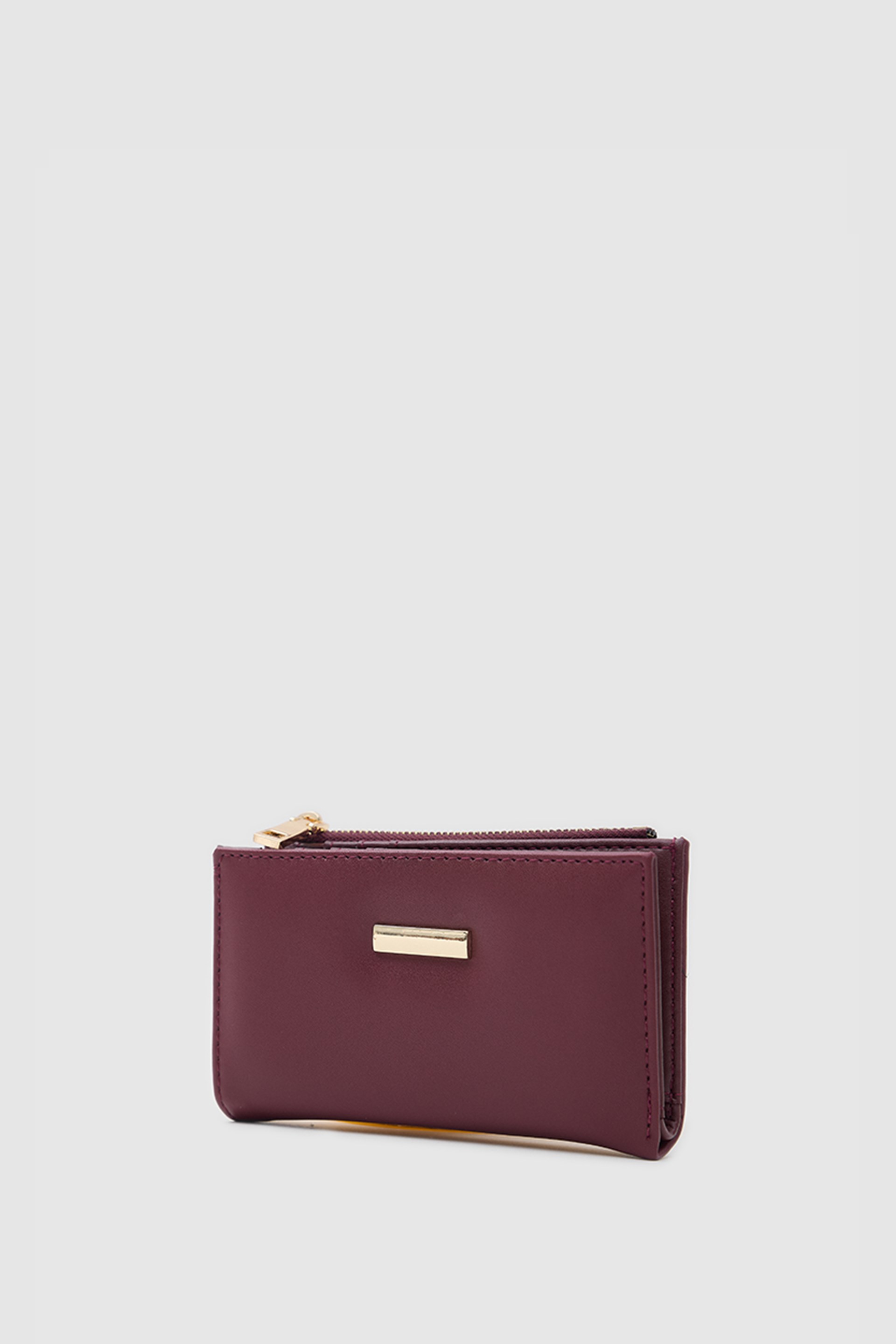 Shulebags Aster Yumuşak Dokulu Kadın Cüzdan Bordo görsel 2