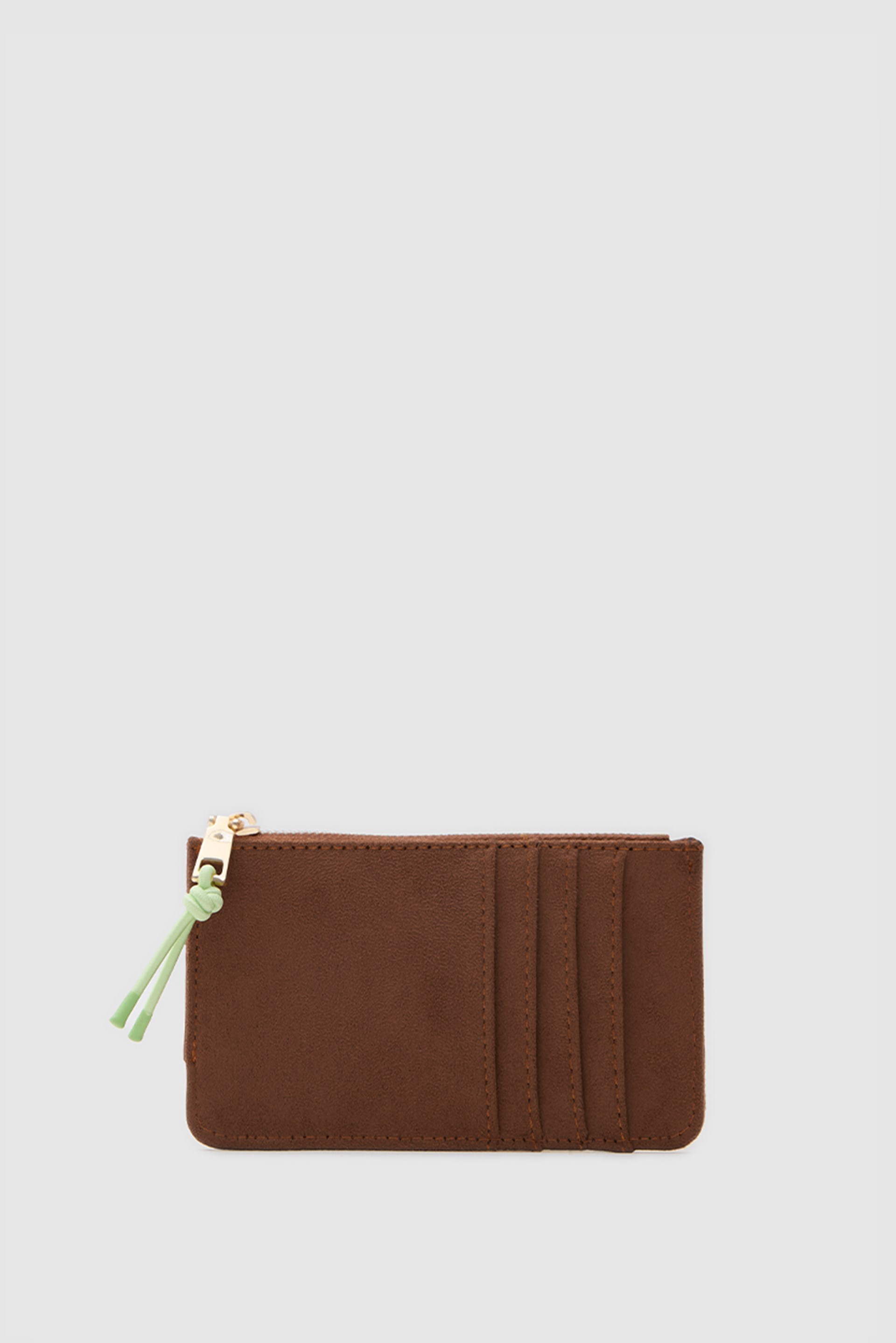 Shulebags Lume Süet Kadın Kartlık Taba görsel 2