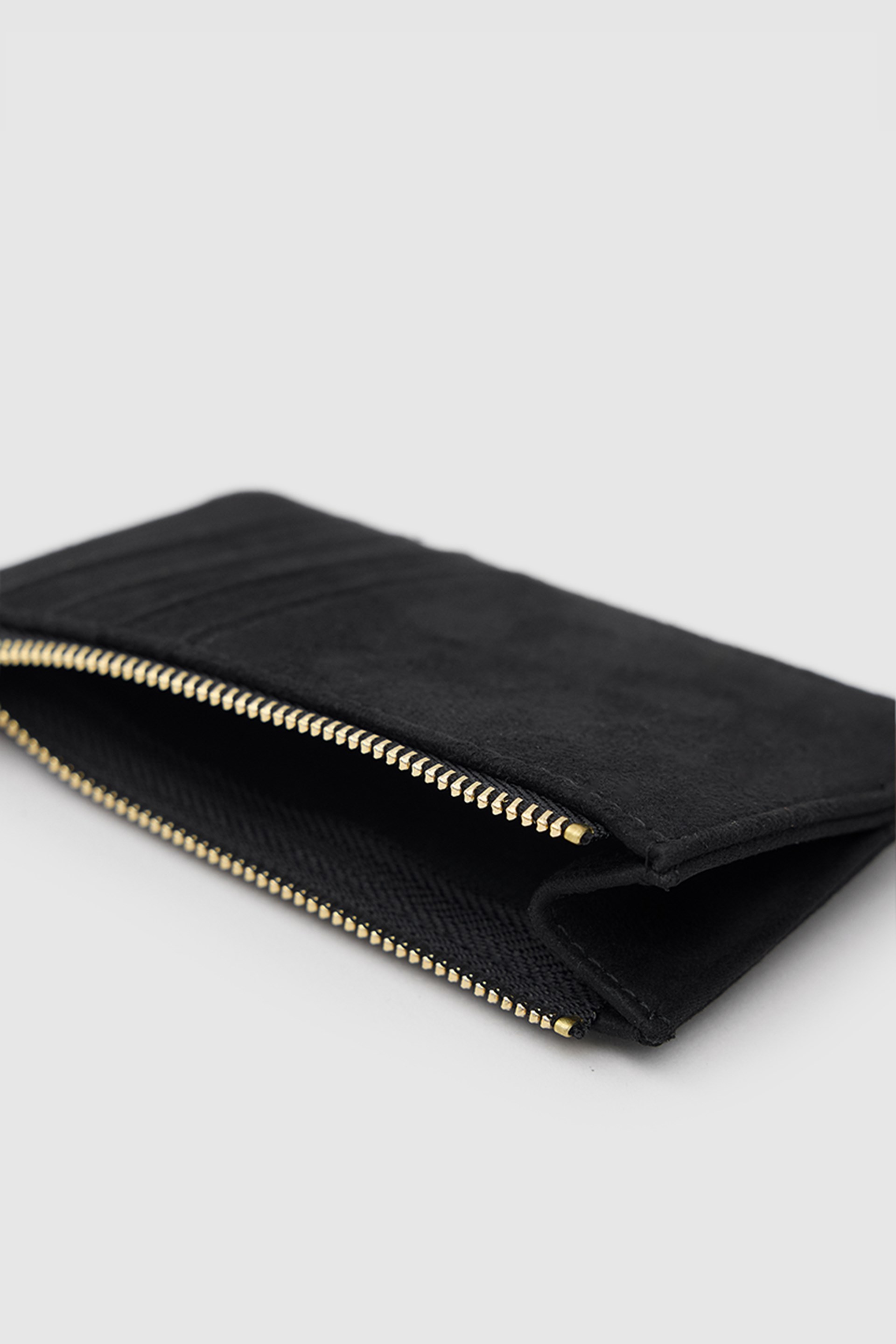 Shulebags Lume Süet Kadın Kartlık Siyah görsel 3