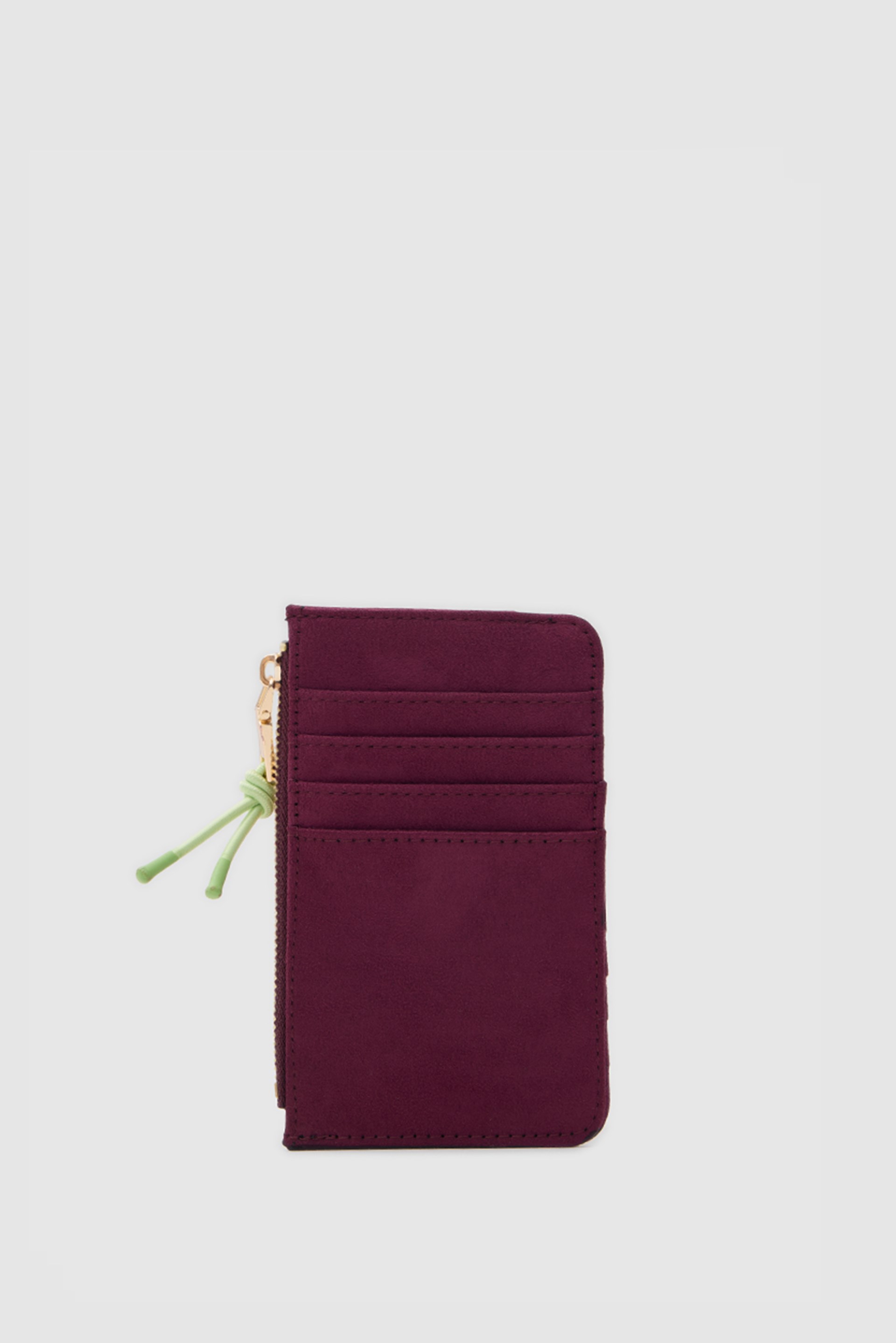 Shulebags Lume Süet Kadın Kartlık Bordo