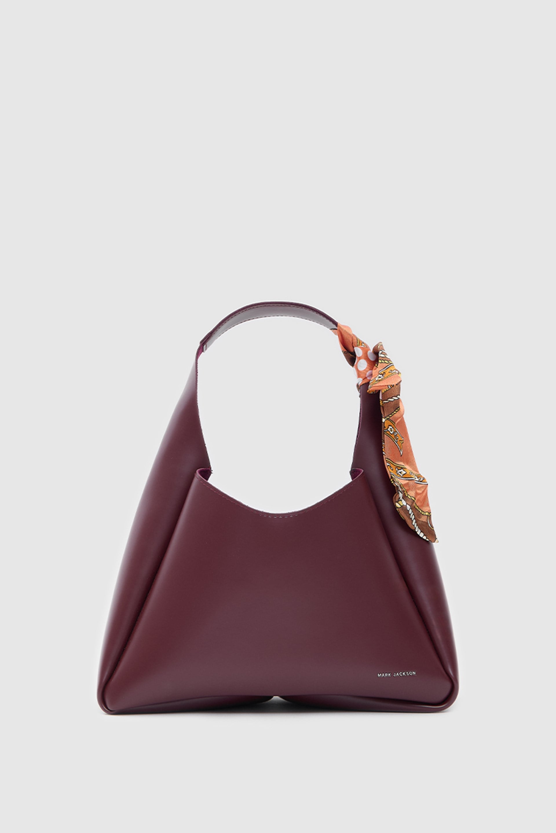 Shulebags Vous Fular Detaylı Omuz Çantası Bordo