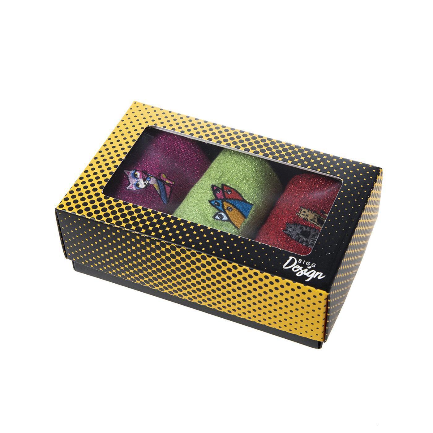 Biggdesign Simli 3'lü Çorap Seti görsel 3