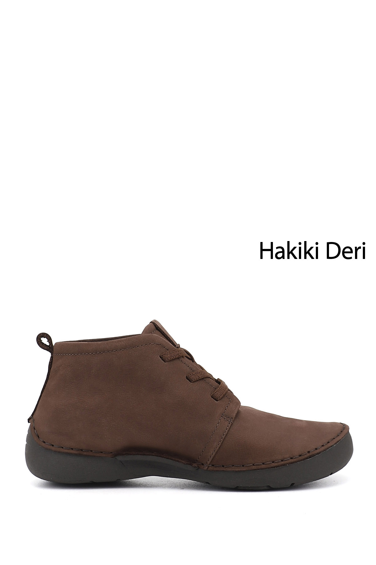 GÖNDERİ(R) Kadın YEŞİL Bağcıklı Hakiki Deri Comfort Bot