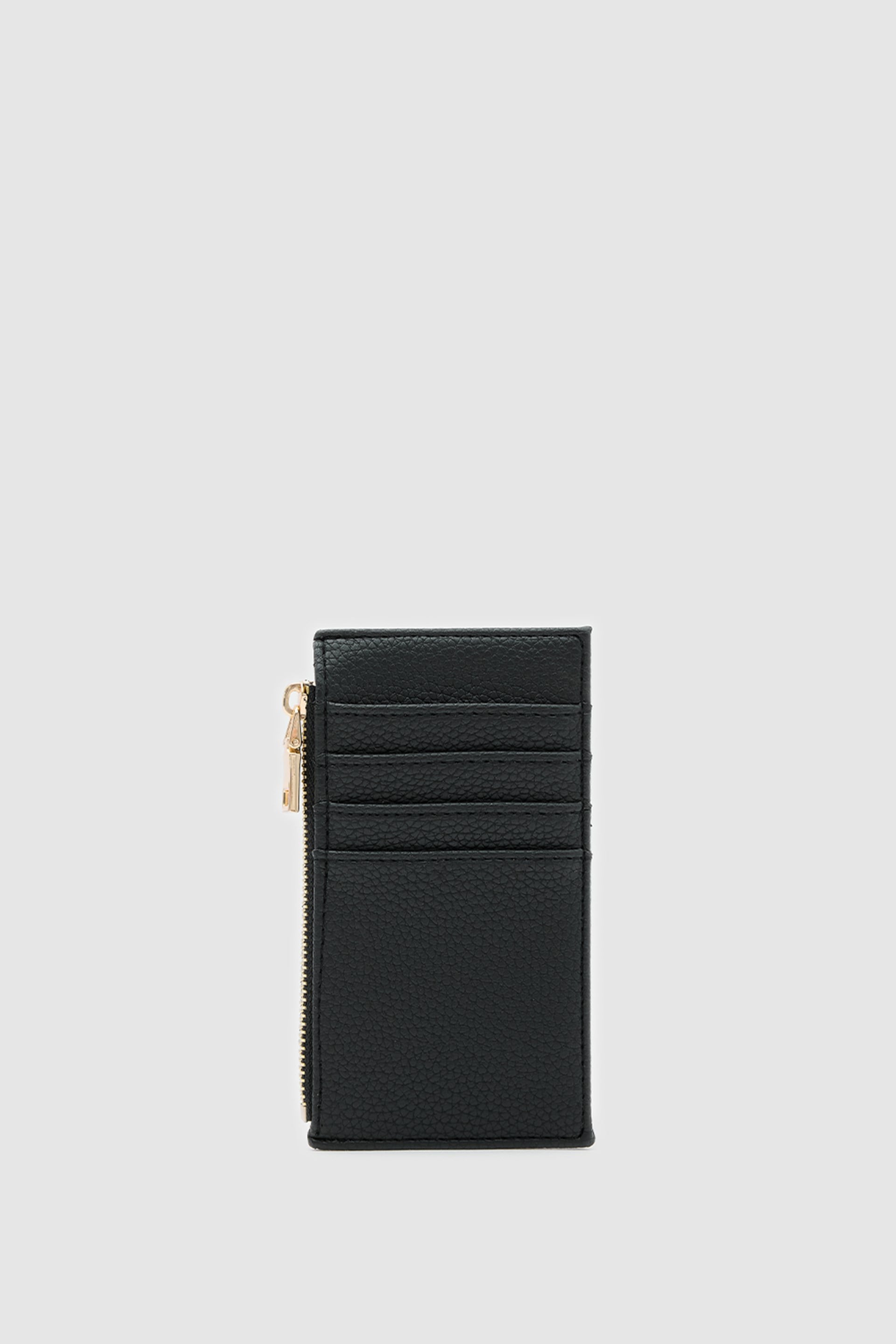 Shulebags Linn Dokulu Kadın Kartlık Siyah