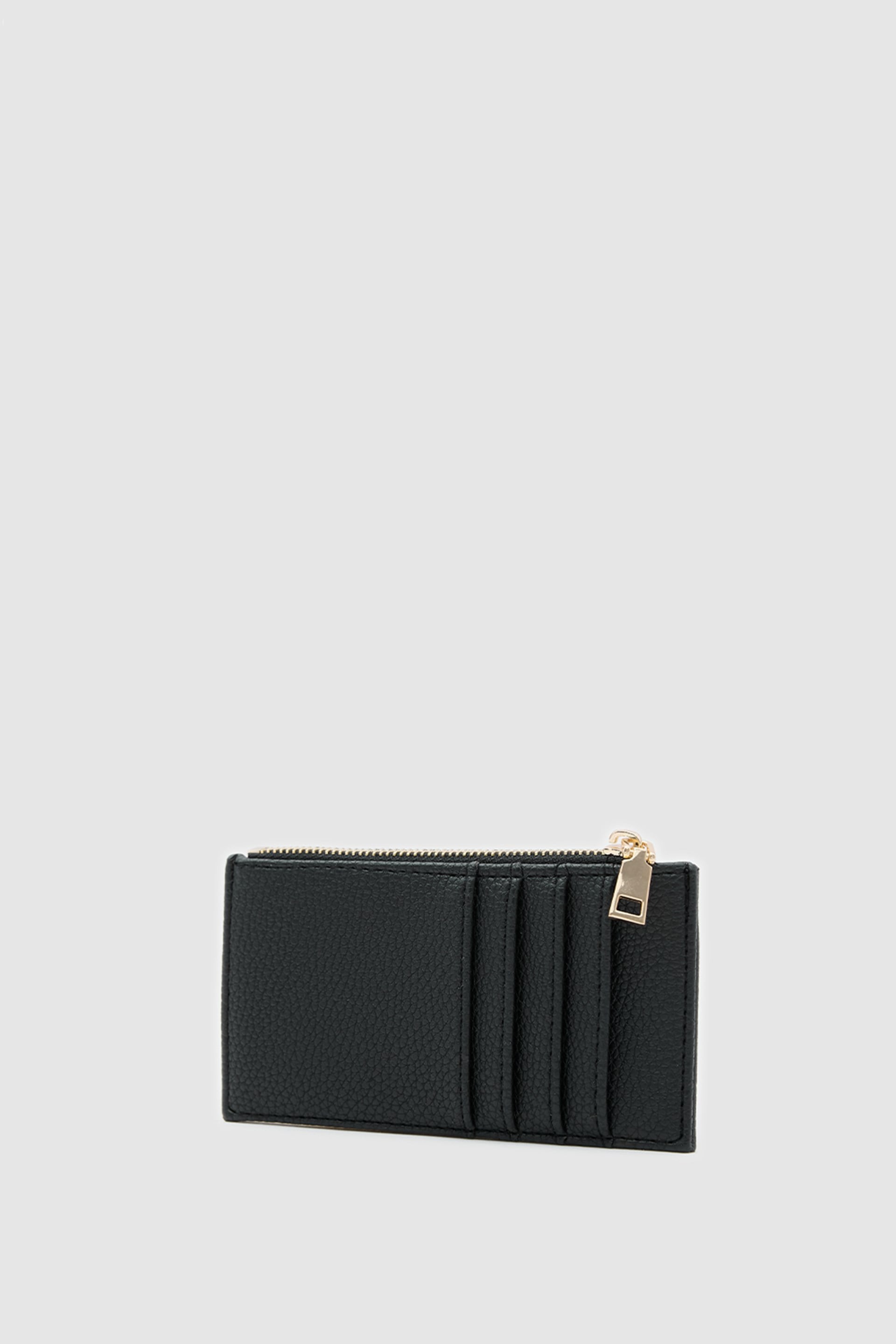 Shulebags Linn Dokulu Kadın Kartlık Siyah görsel 3