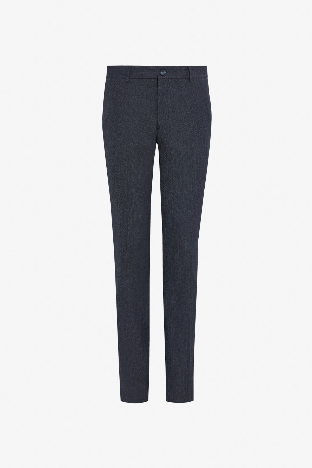 Altınyıldız Classics Erkek Lacivert Yünlü Slim Fit Dar Kesim Mono Yaka Torba Cepli Desenli Esnek Takım Elbise görsel 8
