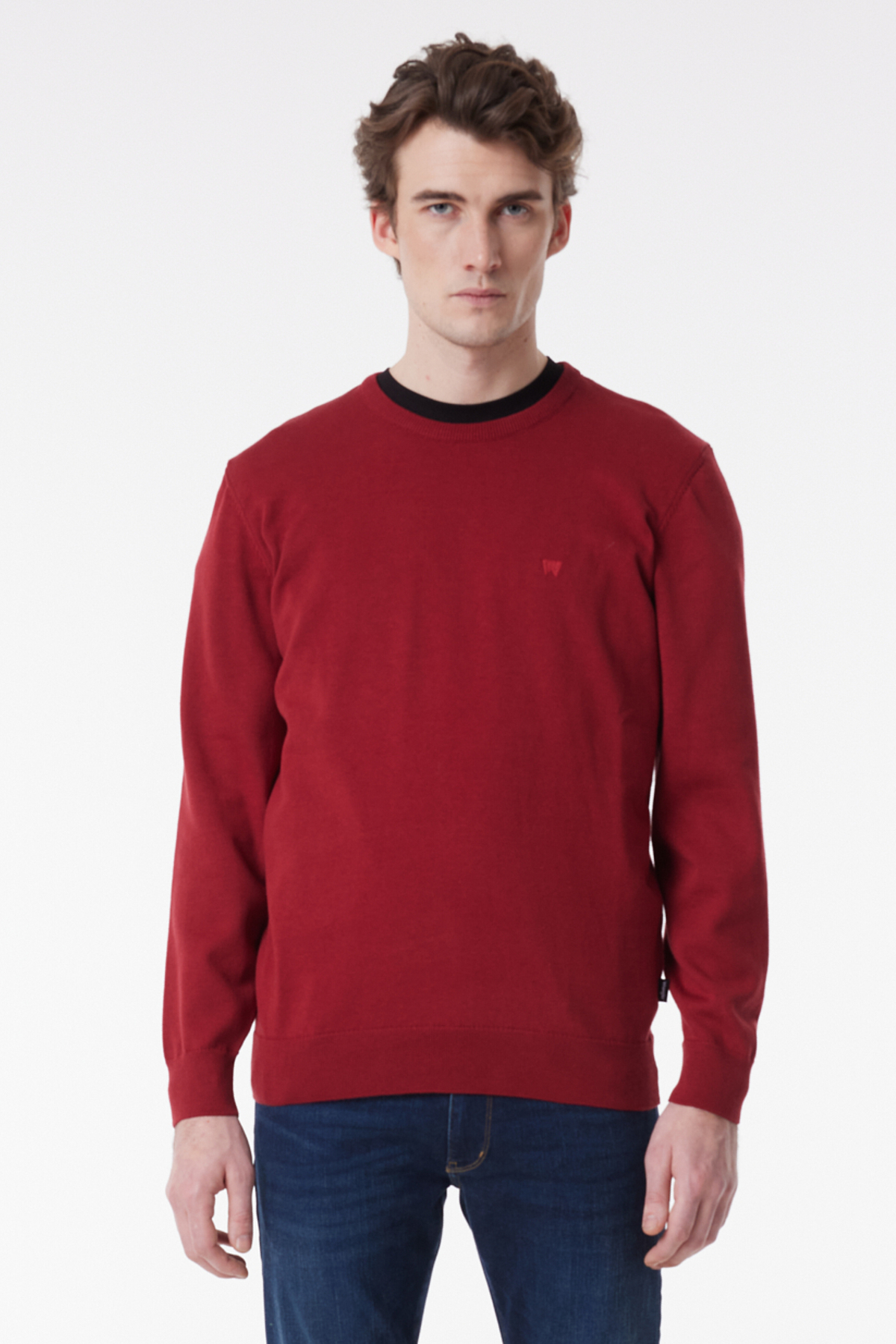 Wrangler Regular Fit Sıfır Yaka Triko