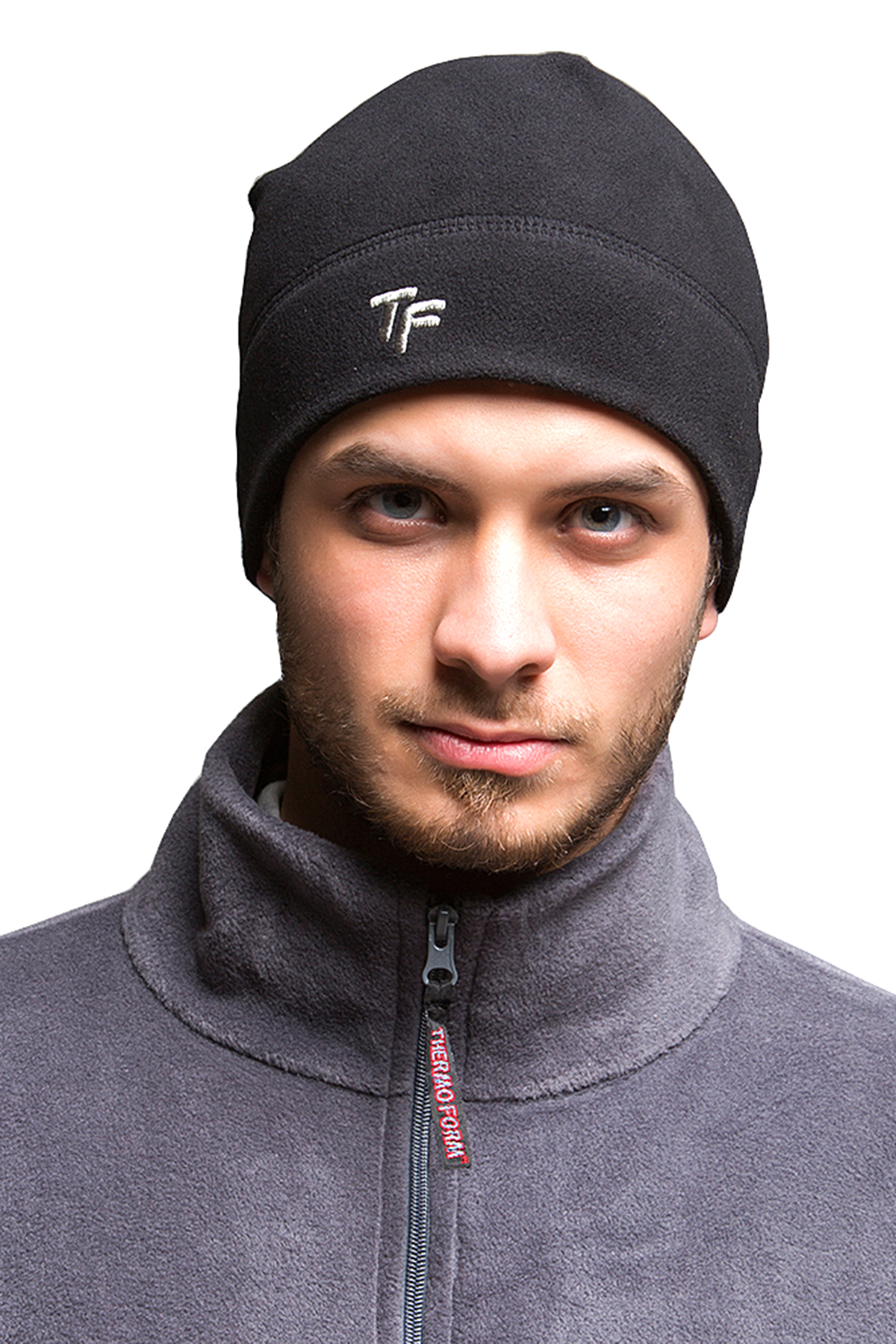 THERMOFORM Erkek Siyah Polar Bere görsel 2