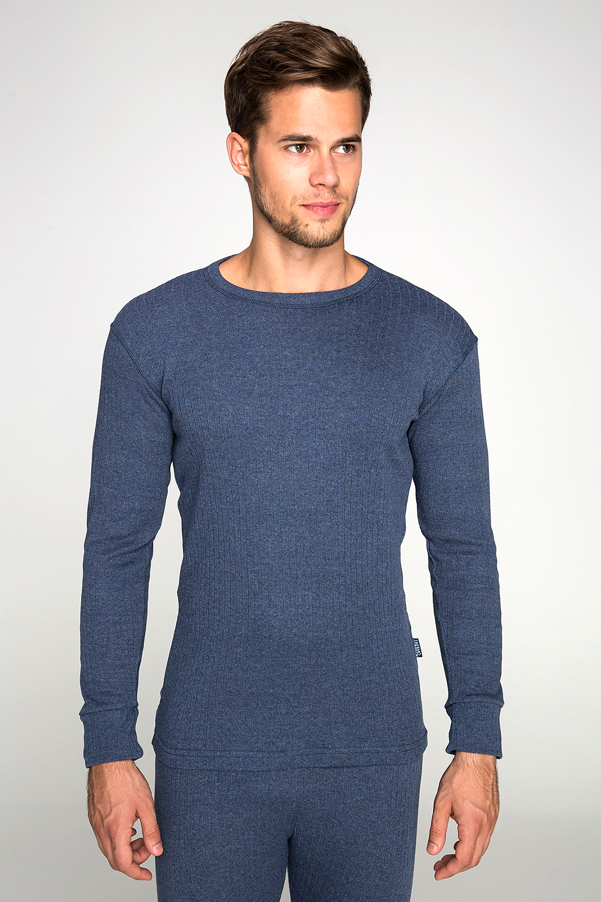 THERMOFORM Soft Unisex Uzun Kol Fanila LACİVERT görsel 2