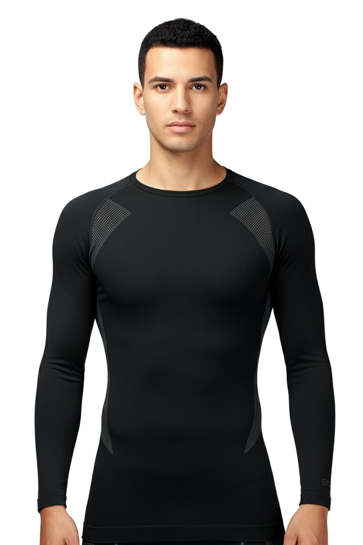 THERMOFORM Erkek Seamless Termal Sweatshirt SİYAH