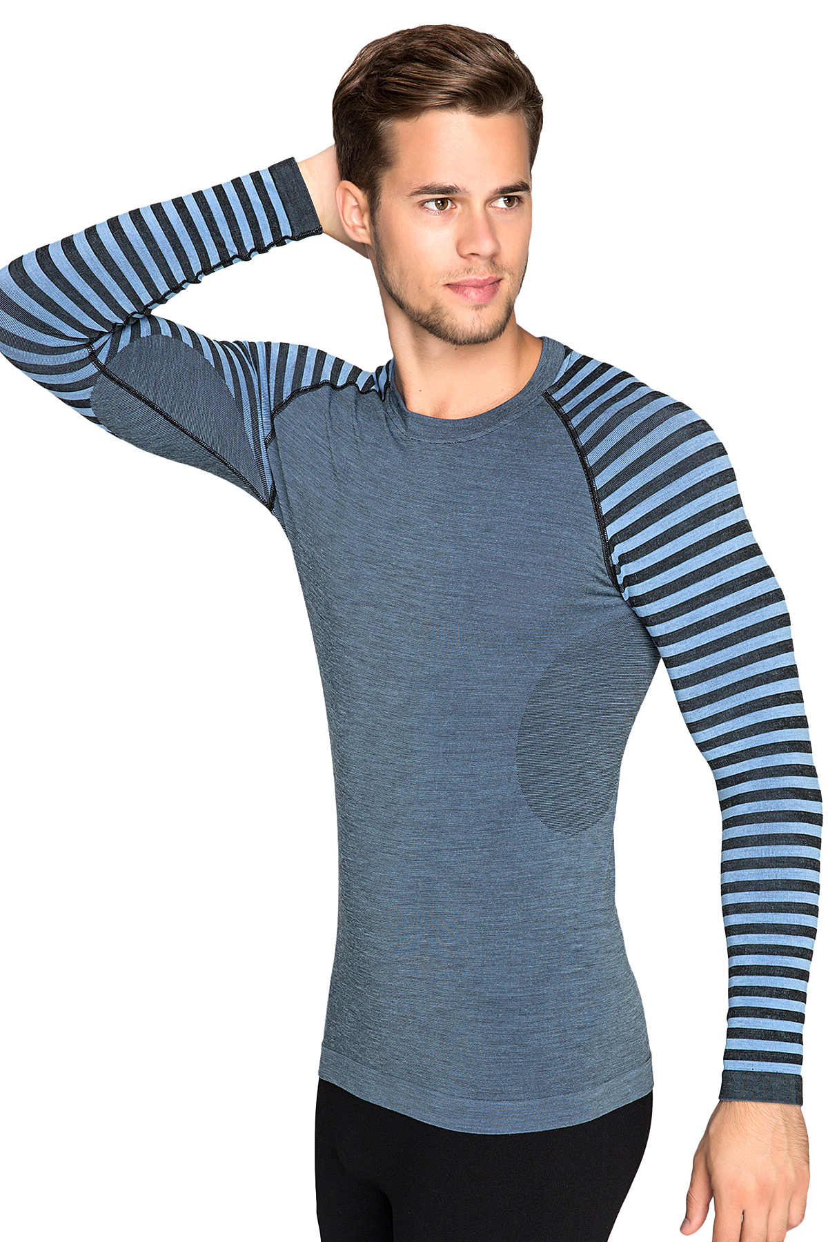 THERMOFORM Ultimate Merıno Erkek Seamless Termal Sweatshirt MAVİ görsel 2