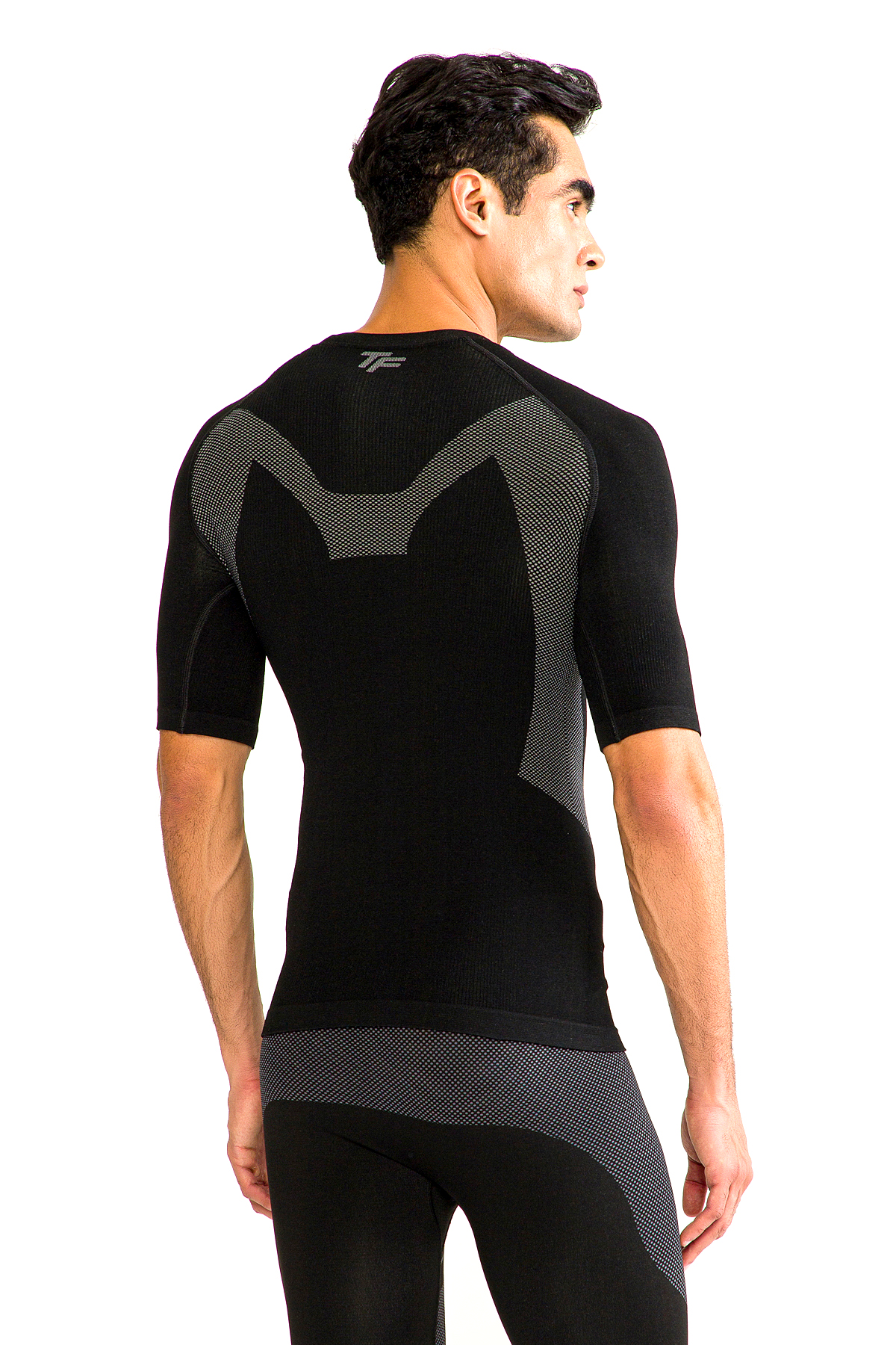 THERMOFORM Extreme PP Erkek Seamless Termal Tişört SİYAH görsel 2