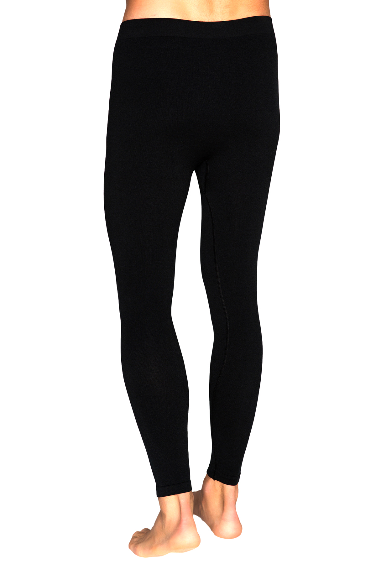 THERMOFORM Ultimate Merıno Erkek Seamless Termal Tayt SİYAH görsel 3