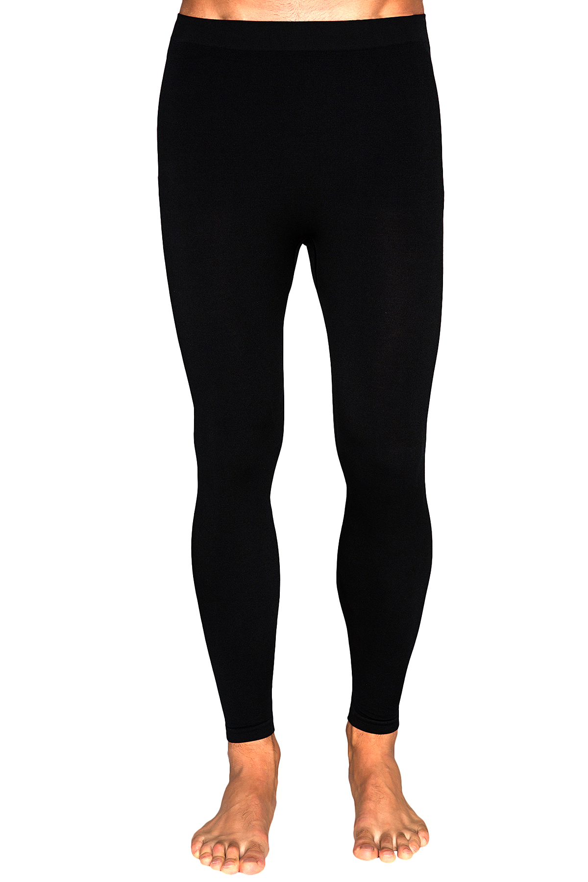 THERMOFORM Ultimate Merıno Erkek Seamless Termal Tayt SİYAH görsel 2