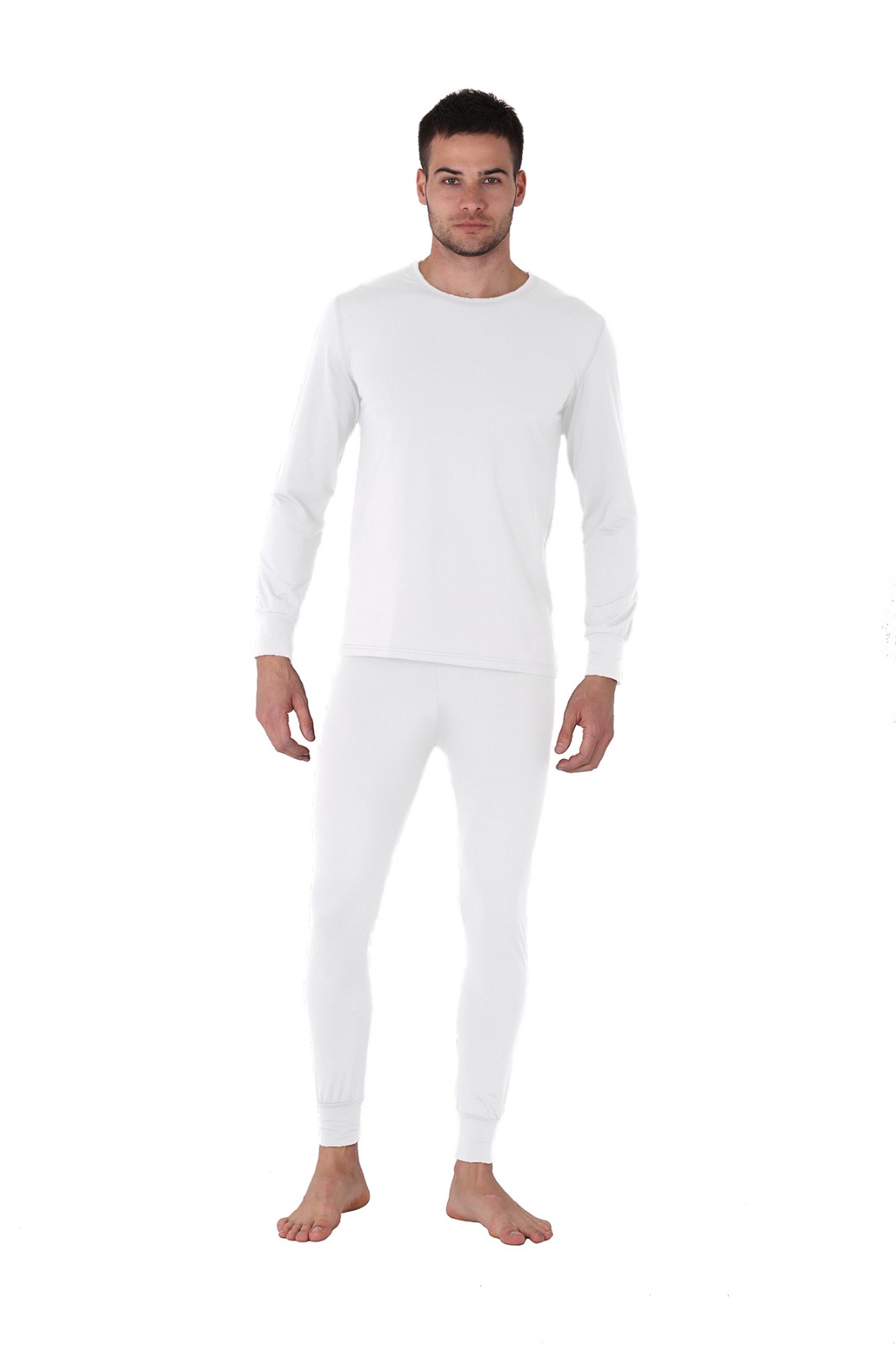 THERMOFORM TF Microfiber Şardonlu Termal İçlik Set Erkek BEYAZ