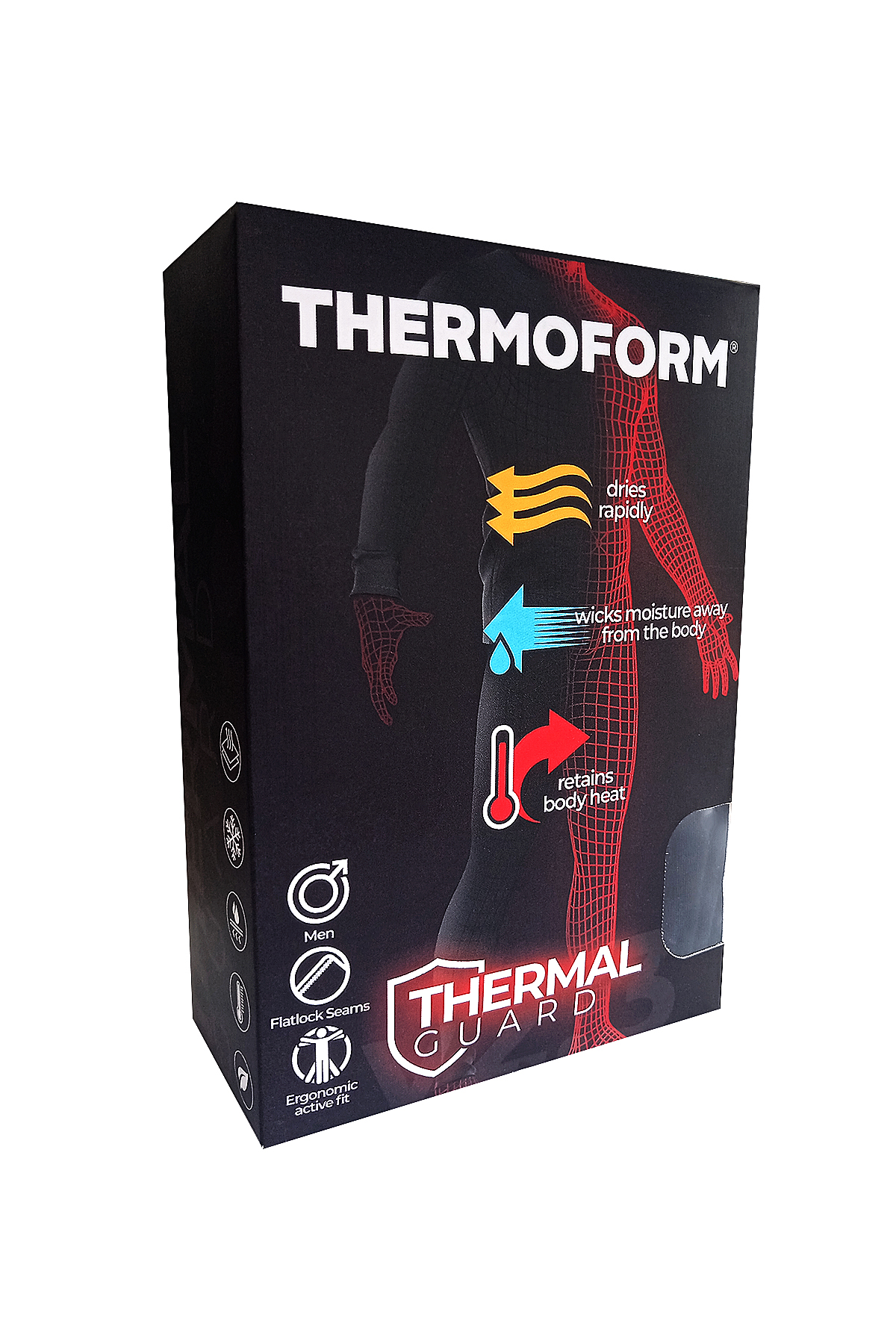 THERMOFORM TF Microfiber Şardonlu Termal İçlik Set Erkek BEYAZ görsel 3