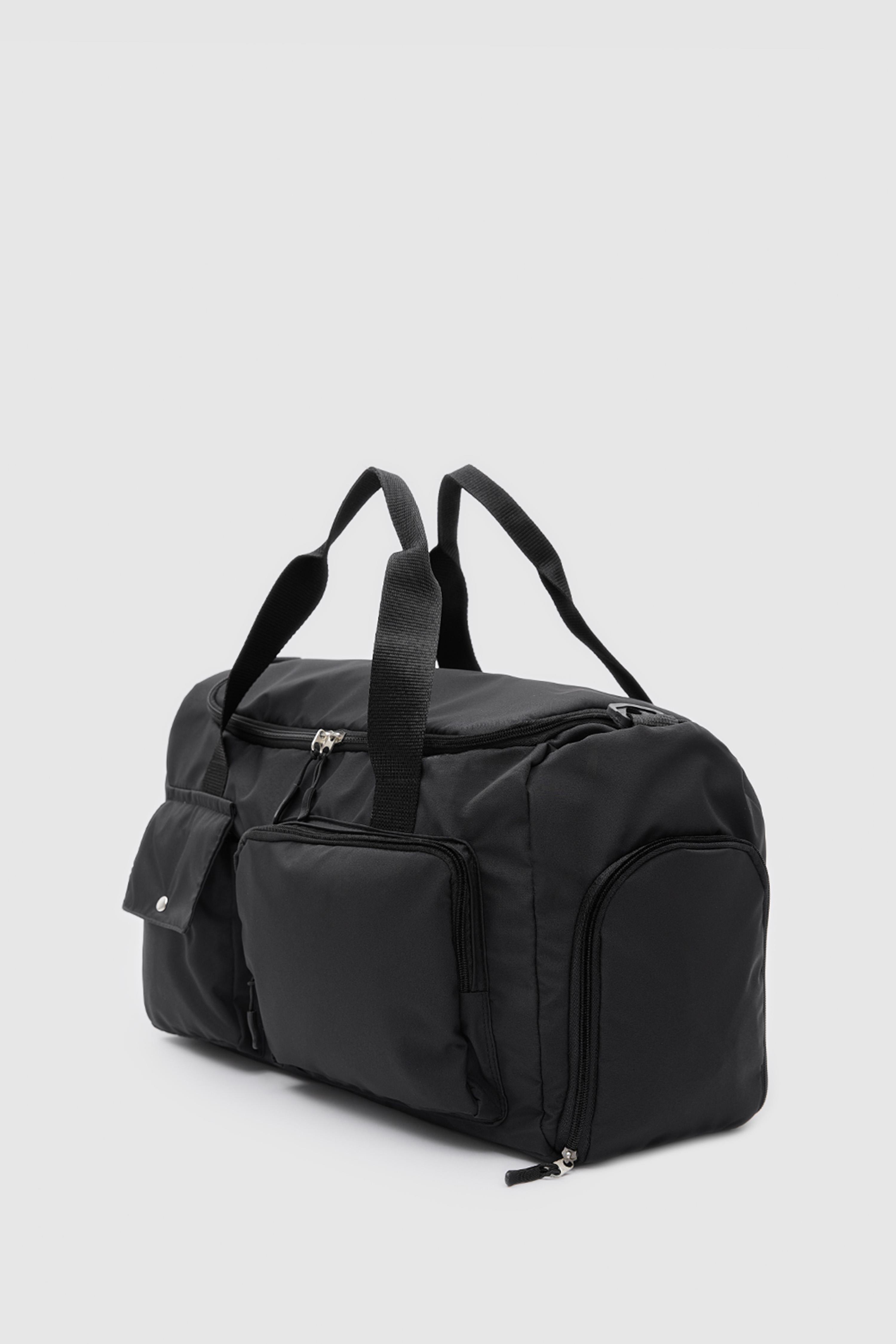 Shulebags Napa Cepli Teknik Spor Seyahat Çantası Siyah görsel 3