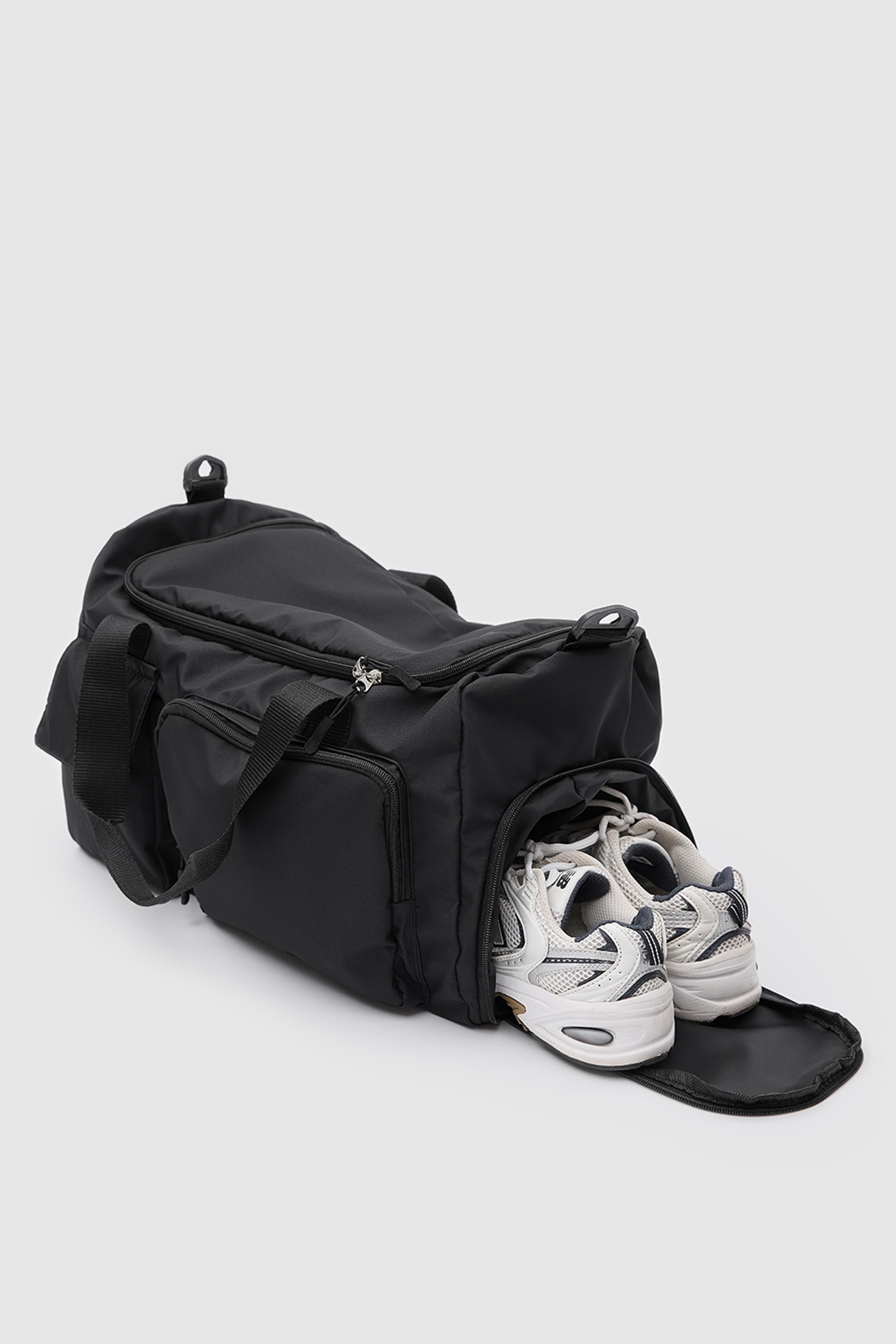 Shulebags Napa Cepli Teknik Spor Seyahat Çantası Siyah görsel 7