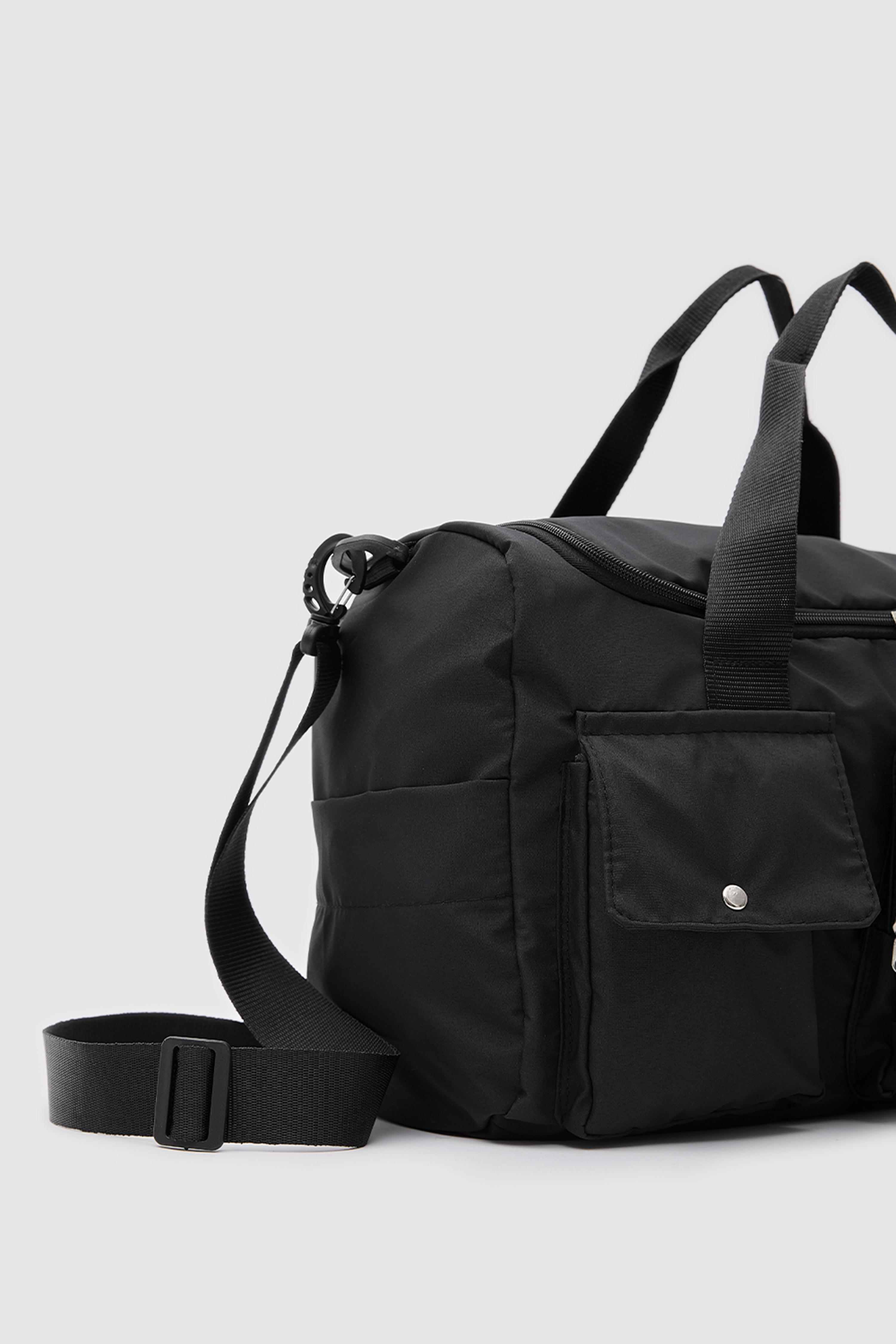 Shulebags Napa Cepli Teknik Spor Seyahat Çantası Siyah görsel 8