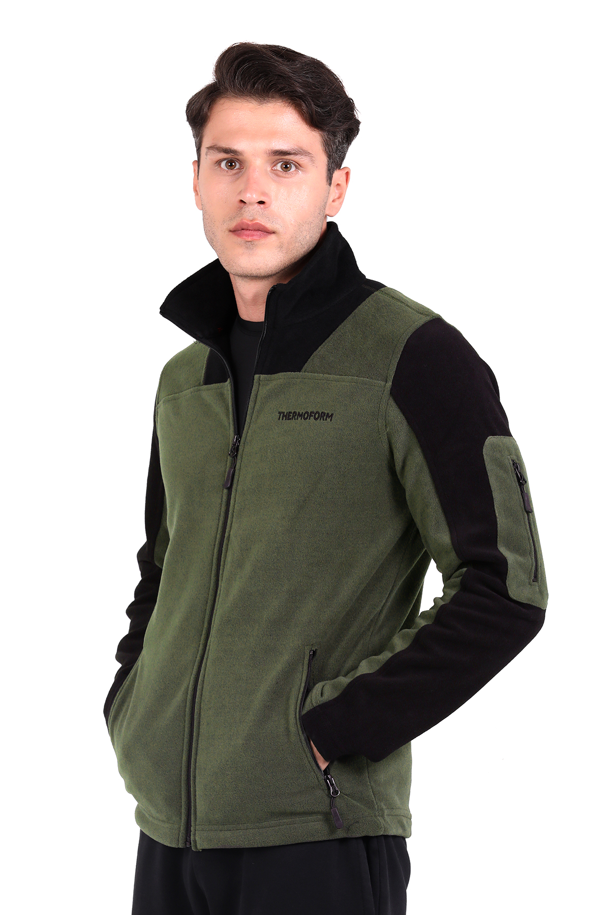 THERMOFORM Evo Pro Erkek Polar Fermuarlı Sweatshirt görsel 2