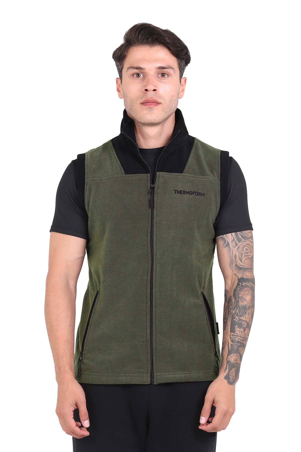THERMOFORM Evo Pro Polar Yelek HAKİ-SİYAH