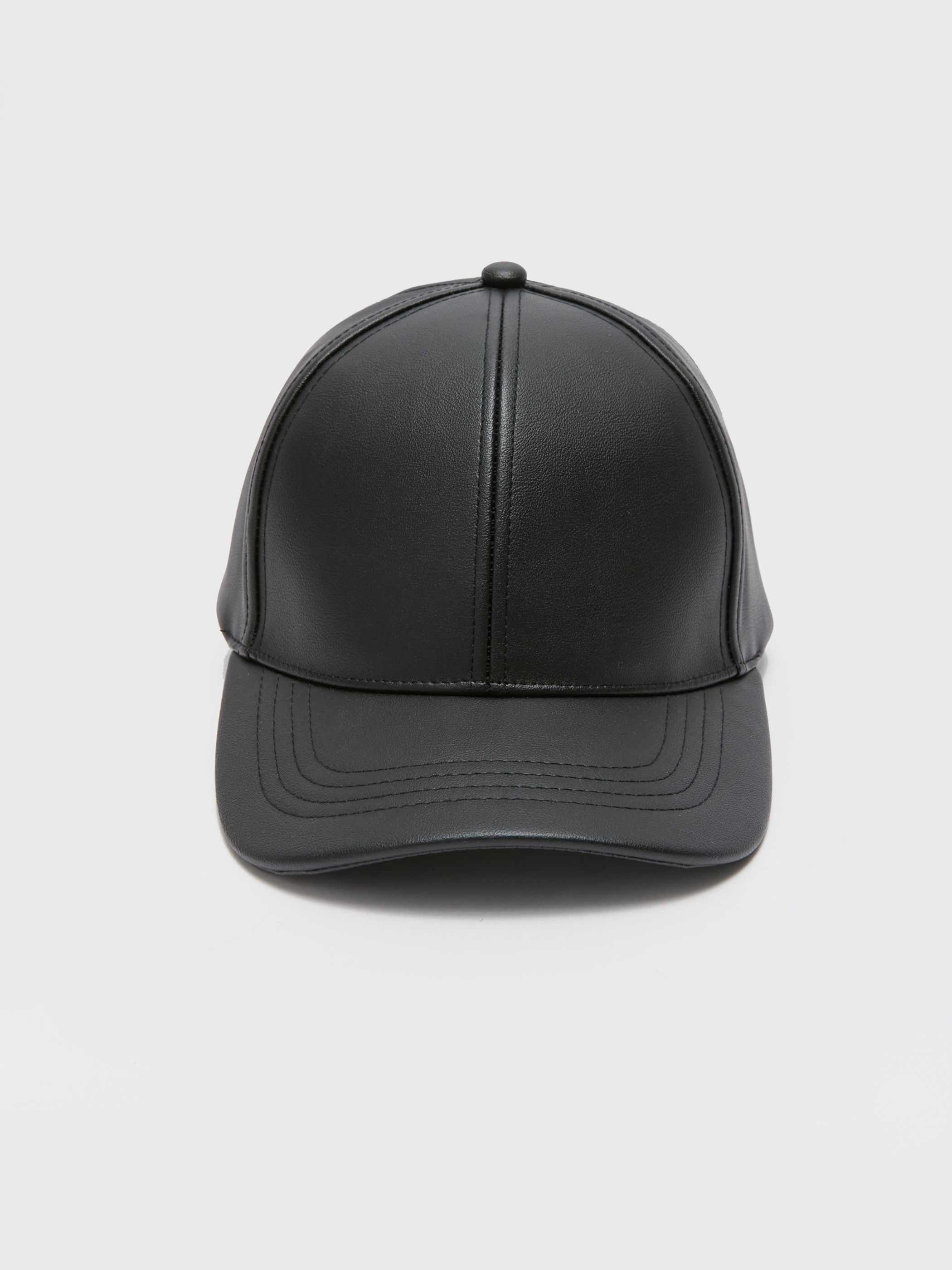 LCW ACCESSORIES Deri Görünümlü Kadın Kep Şapka görsel 4