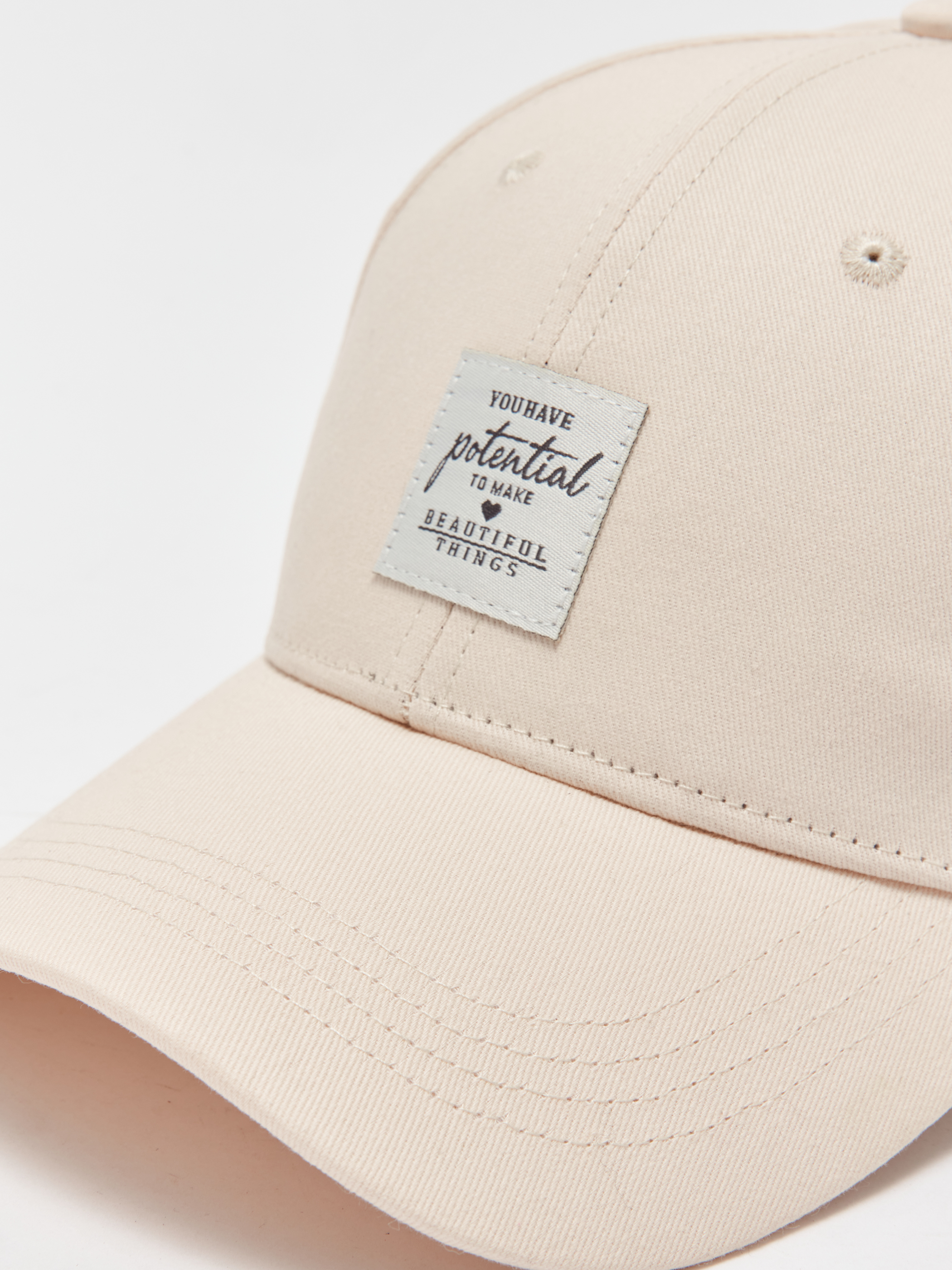 LCW ACCESSORIES Yazı Nakışlı Kadın Kep Şapka görsel 4