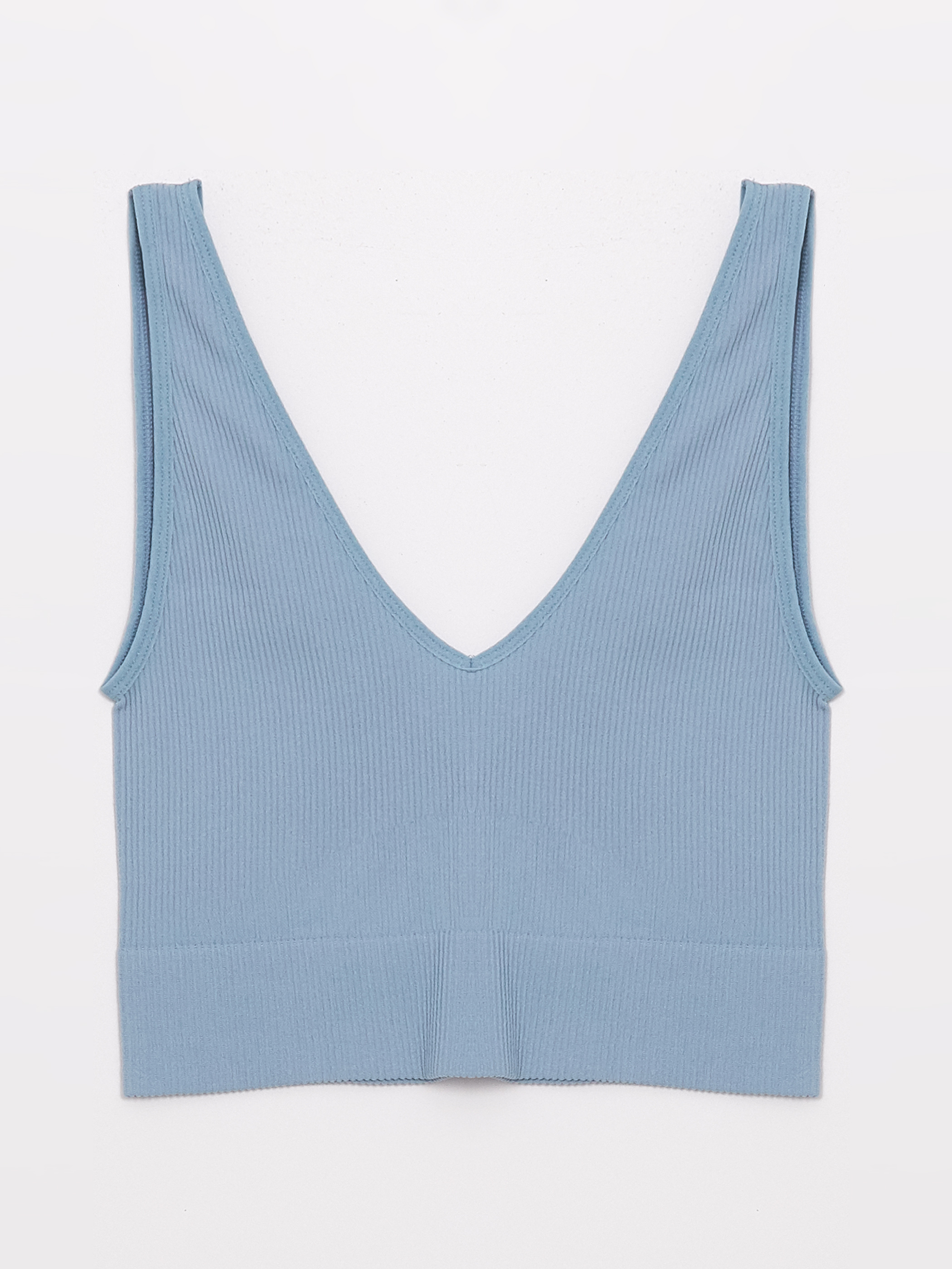 XSIDE ACTIVE V Yaka Düz Seamless Kadın Spor Büstiyer görsel 5