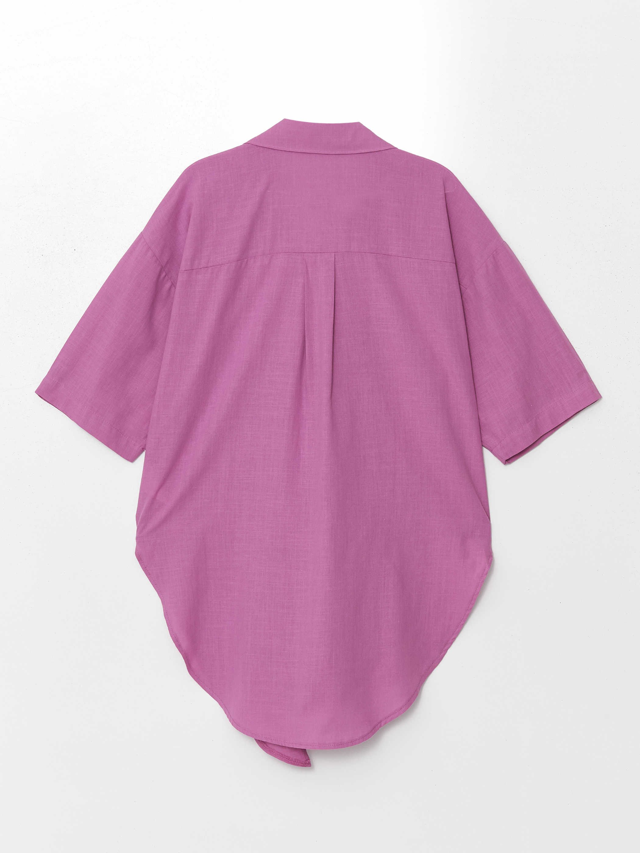 LCWAIKIKI Classic Şal Yaka Düz Oversize Keten Görünümlü Kadın Kimono görsel 6