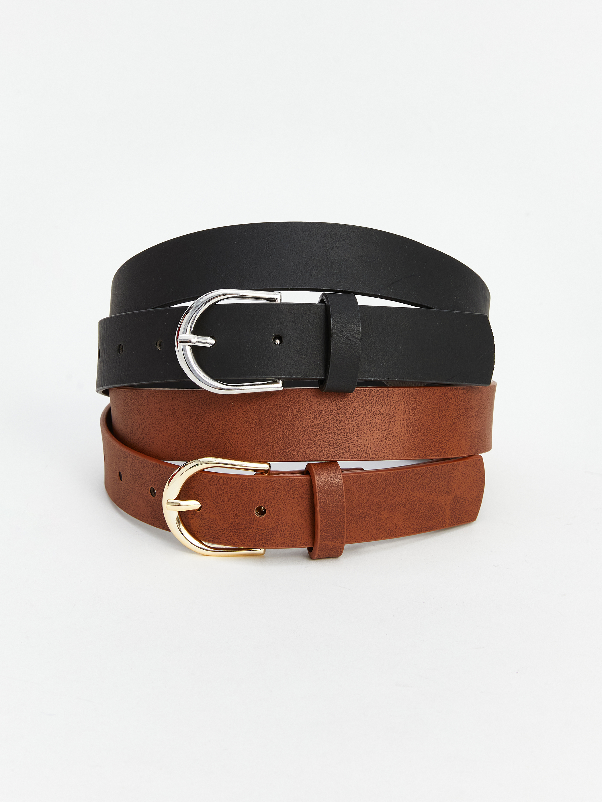 LCW ACCESSORIES Deri Görünümlü Kadın Kemer 2'li