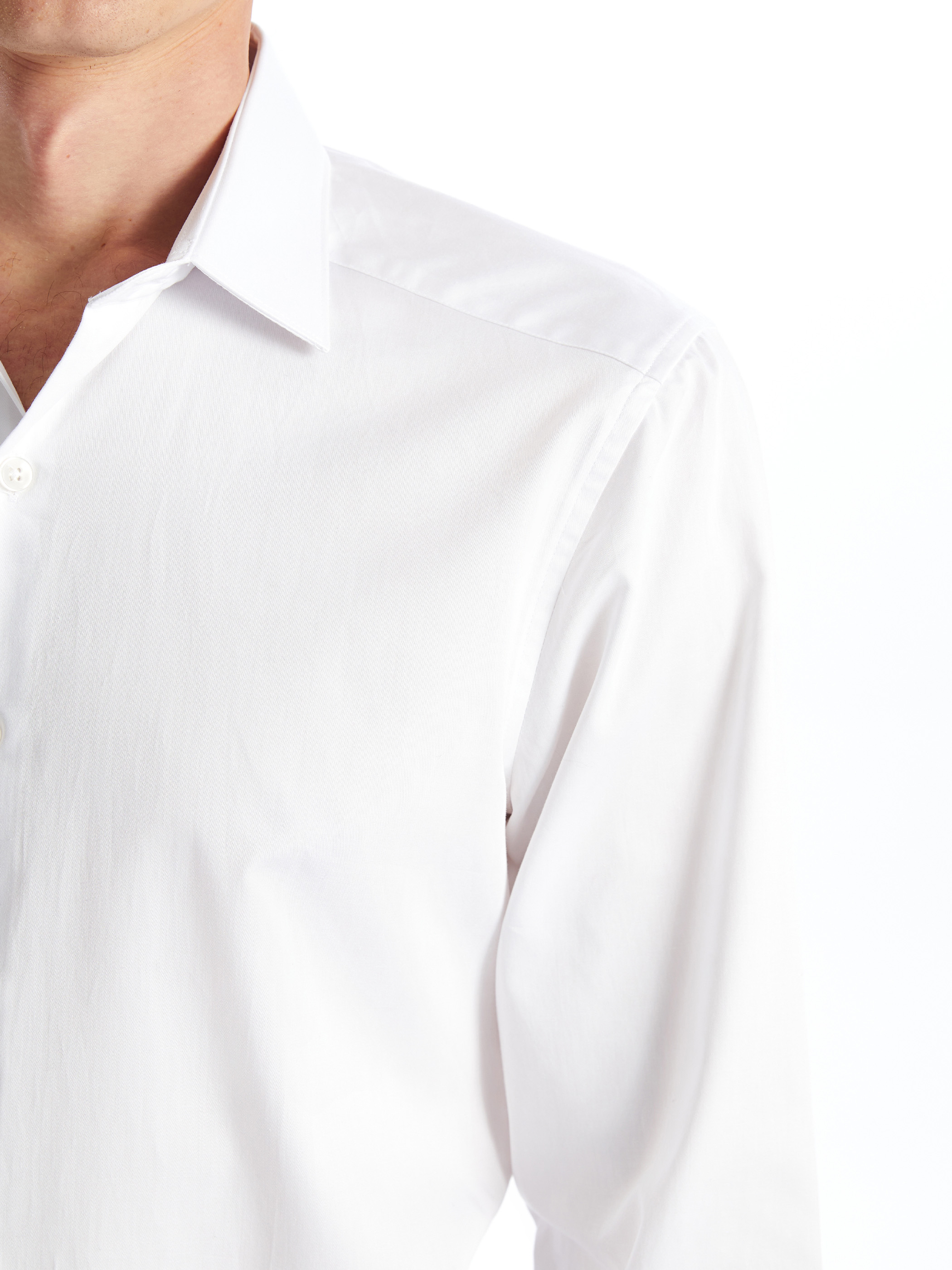 LCW BUSINESS Slim Fit Uzun Kollu Erkek Gömlek görsel 6