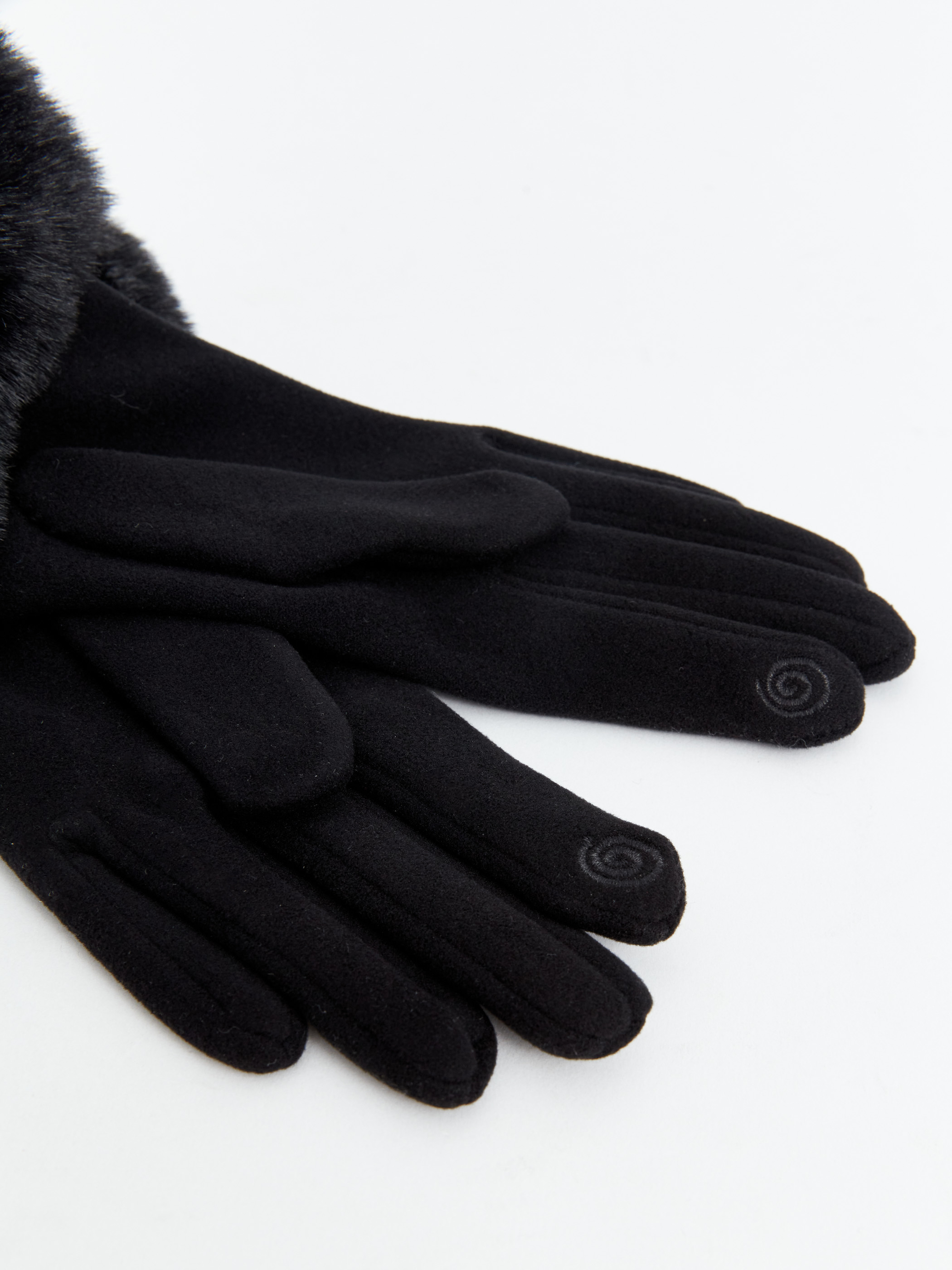 LCW ACCESSORIES Kürklü Kadın Eldiven görsel 4