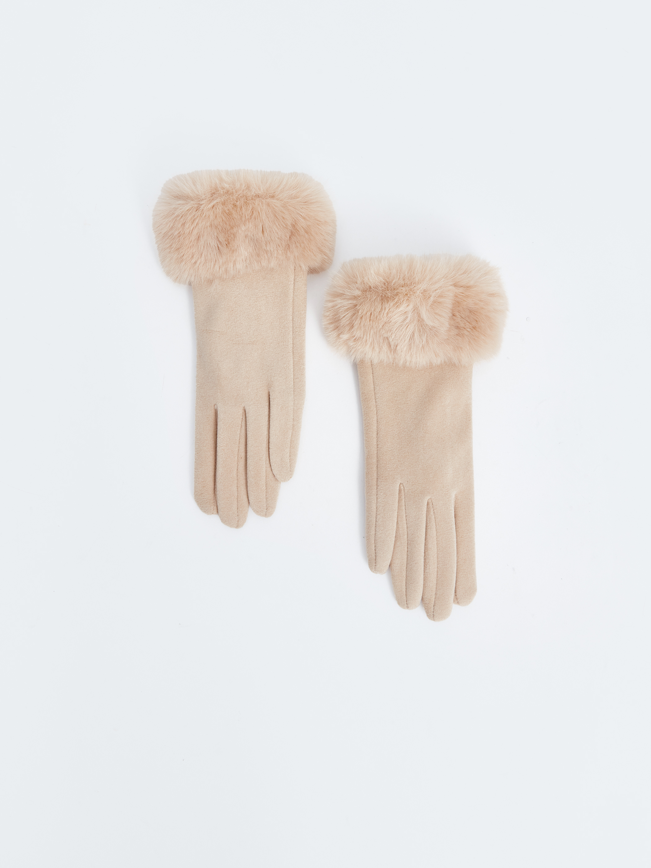 LCW ACCESSORIES Kürklü Kadın Eldiven