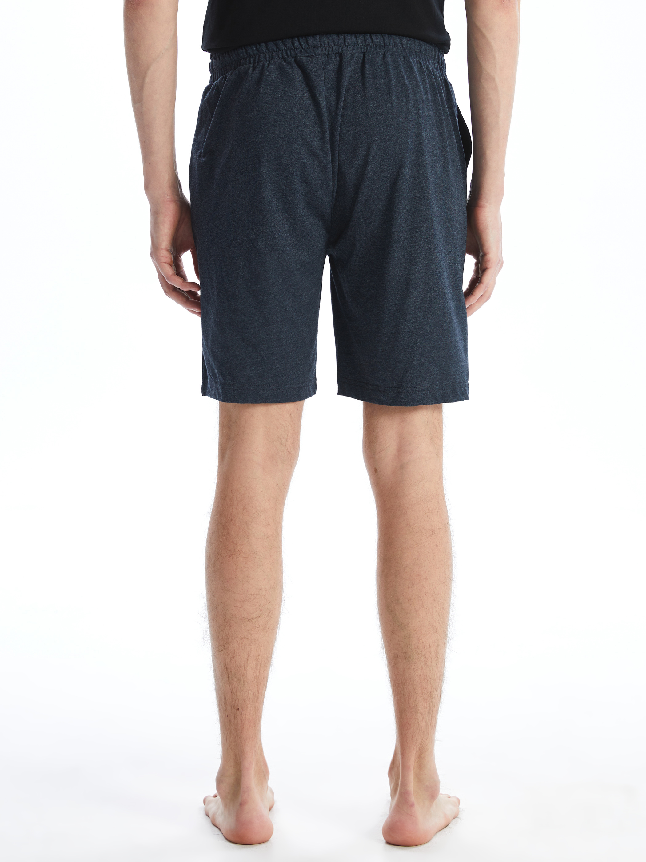 LC WAIKIKI Slim Fit Erkek Pijama Alt Şort görsel 4