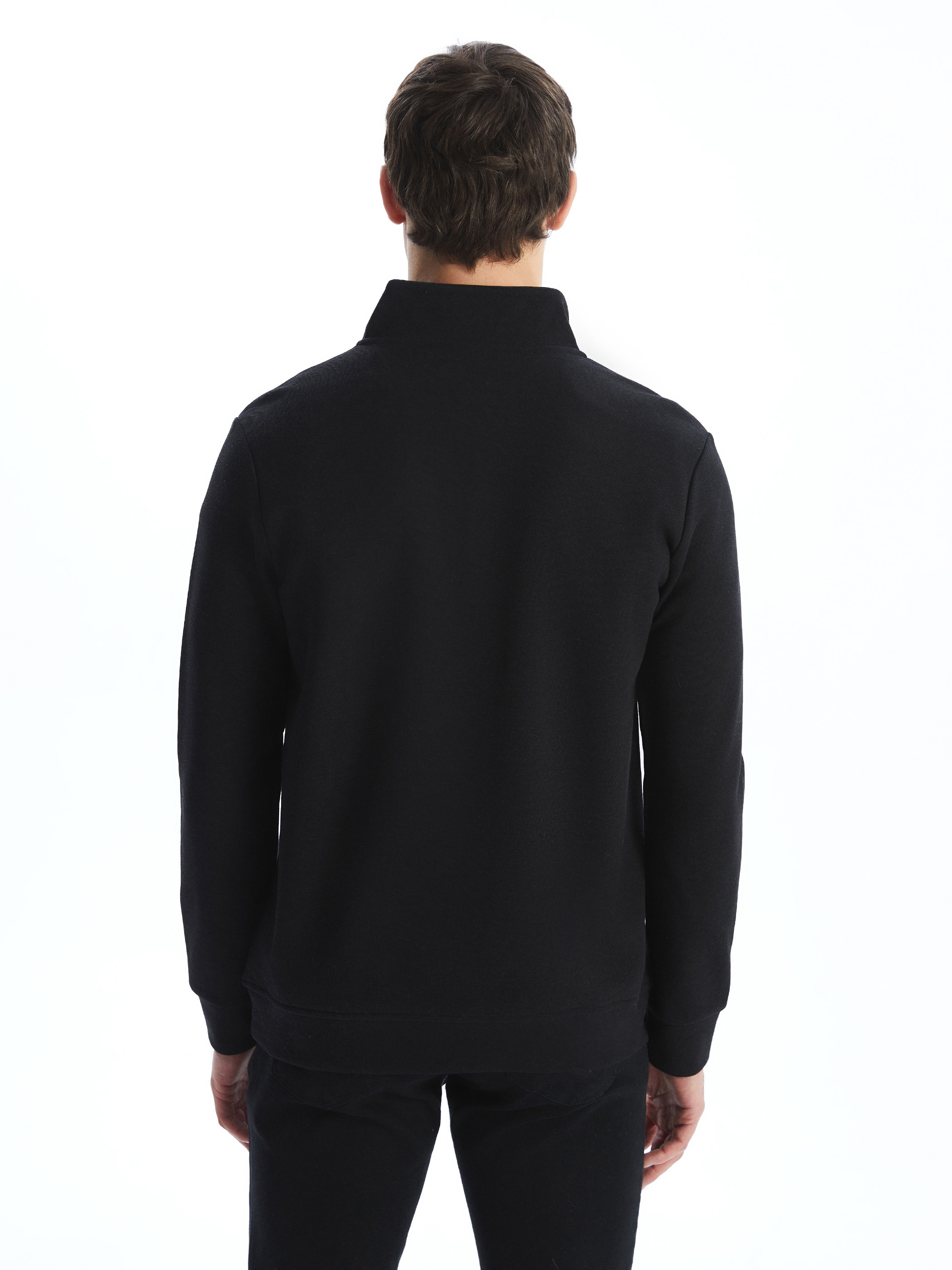 LCWAIKIKI Classic Dik Yaka Erkek Sweatshirt görsel 5