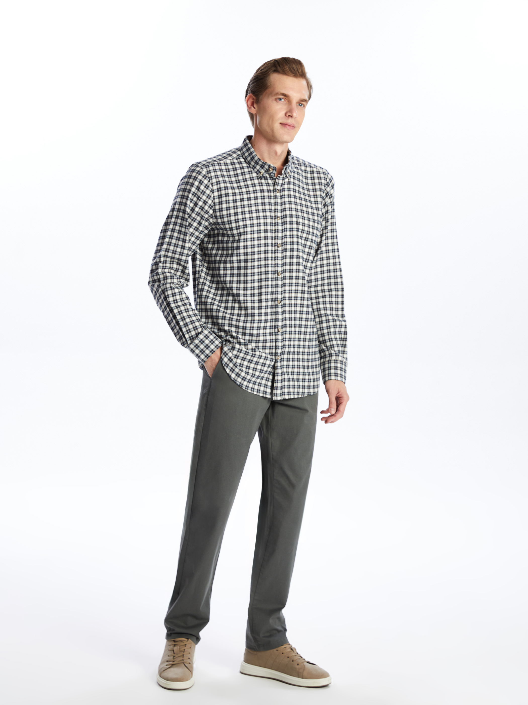 LCWAIKIKI Classic Regular Fit Gabardin Erkek Chino Pantolon