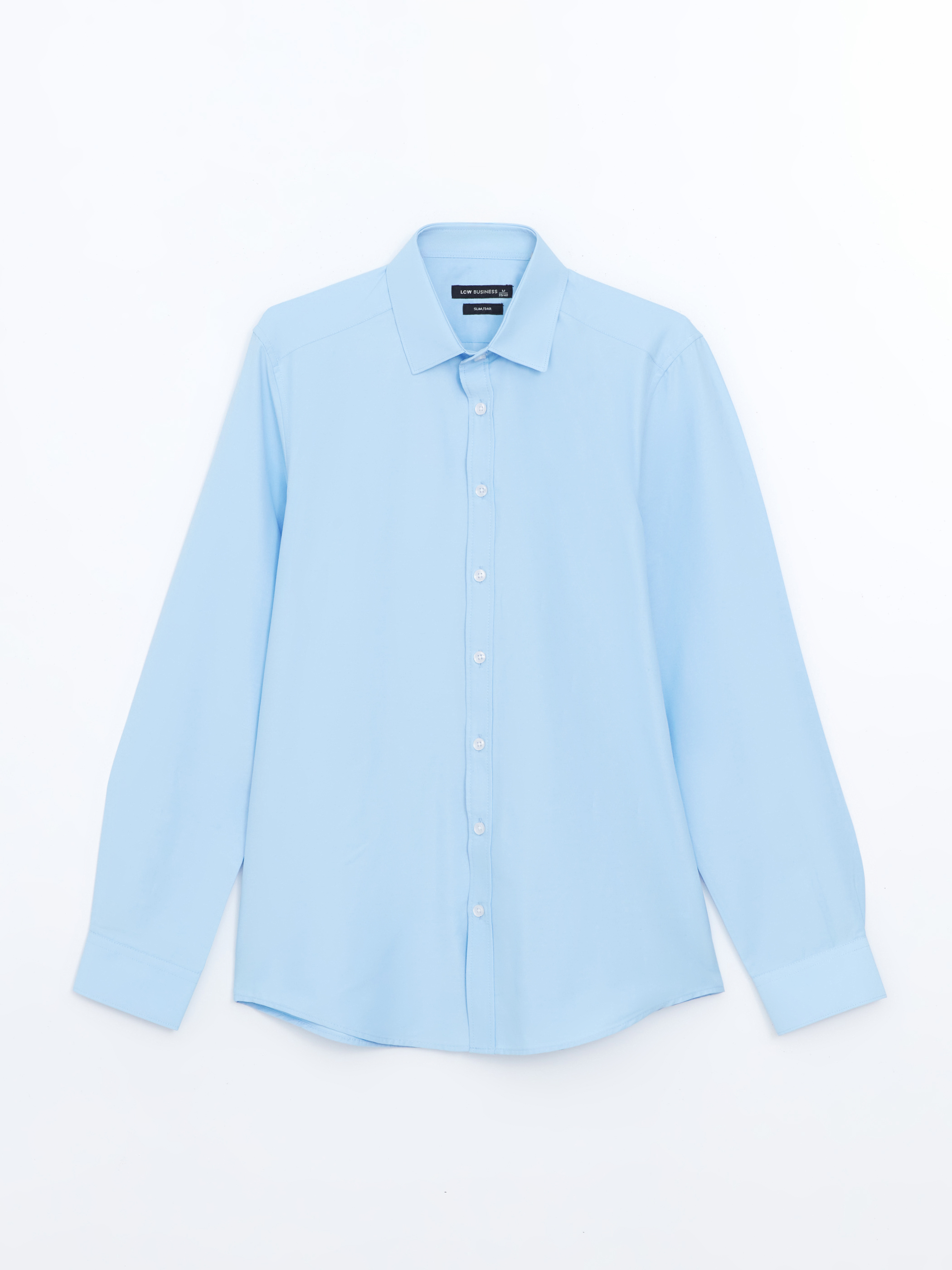 LCW BUSINESS Slim Fit Uzun Kollu Poplin Erkek Gömlek