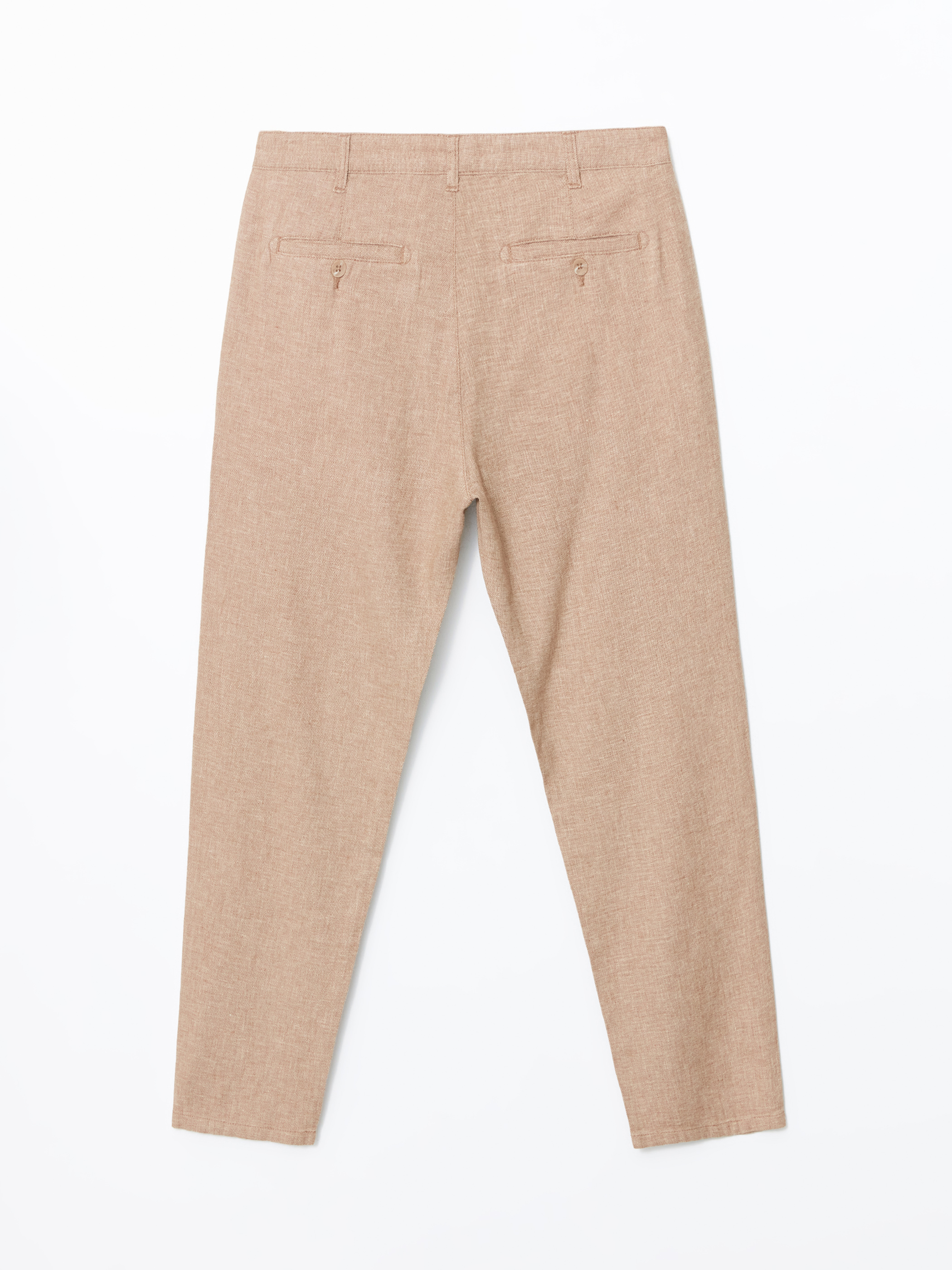 LCWAIKIKI Classic Regular Fit Keten Karışımlı Erkek Chino Pantolon görsel 6