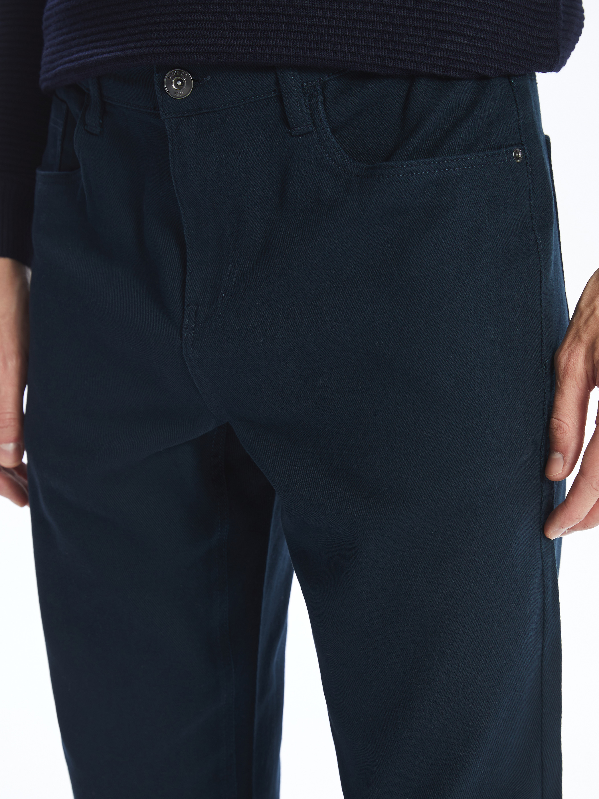 LCWAIKIKI Classic Dar Kalıp Erkek Chino Pantolon görsel 3
