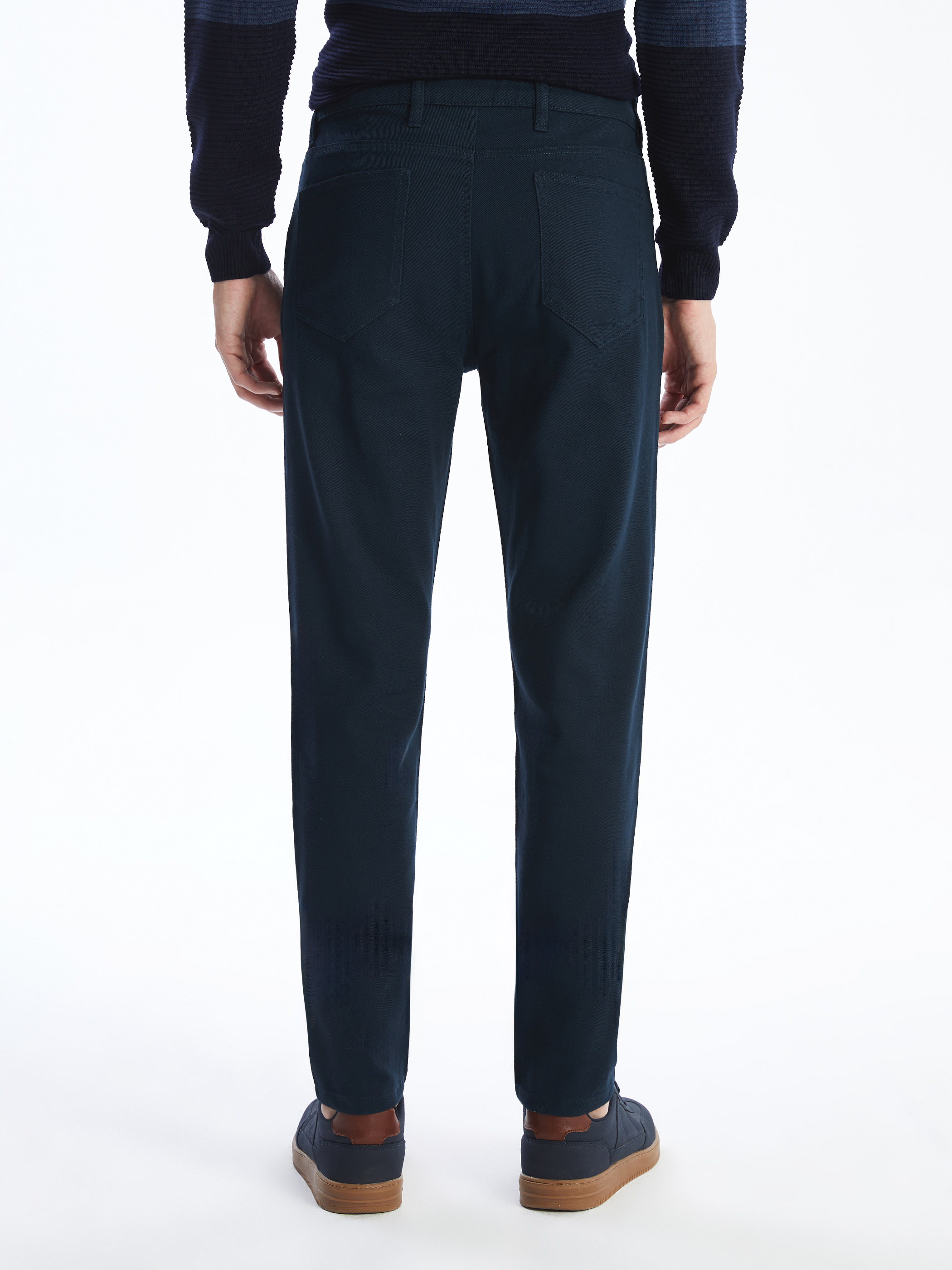 LCWAIKIKI Classic Dar Kalıp Erkek Chino Pantolon görsel 4