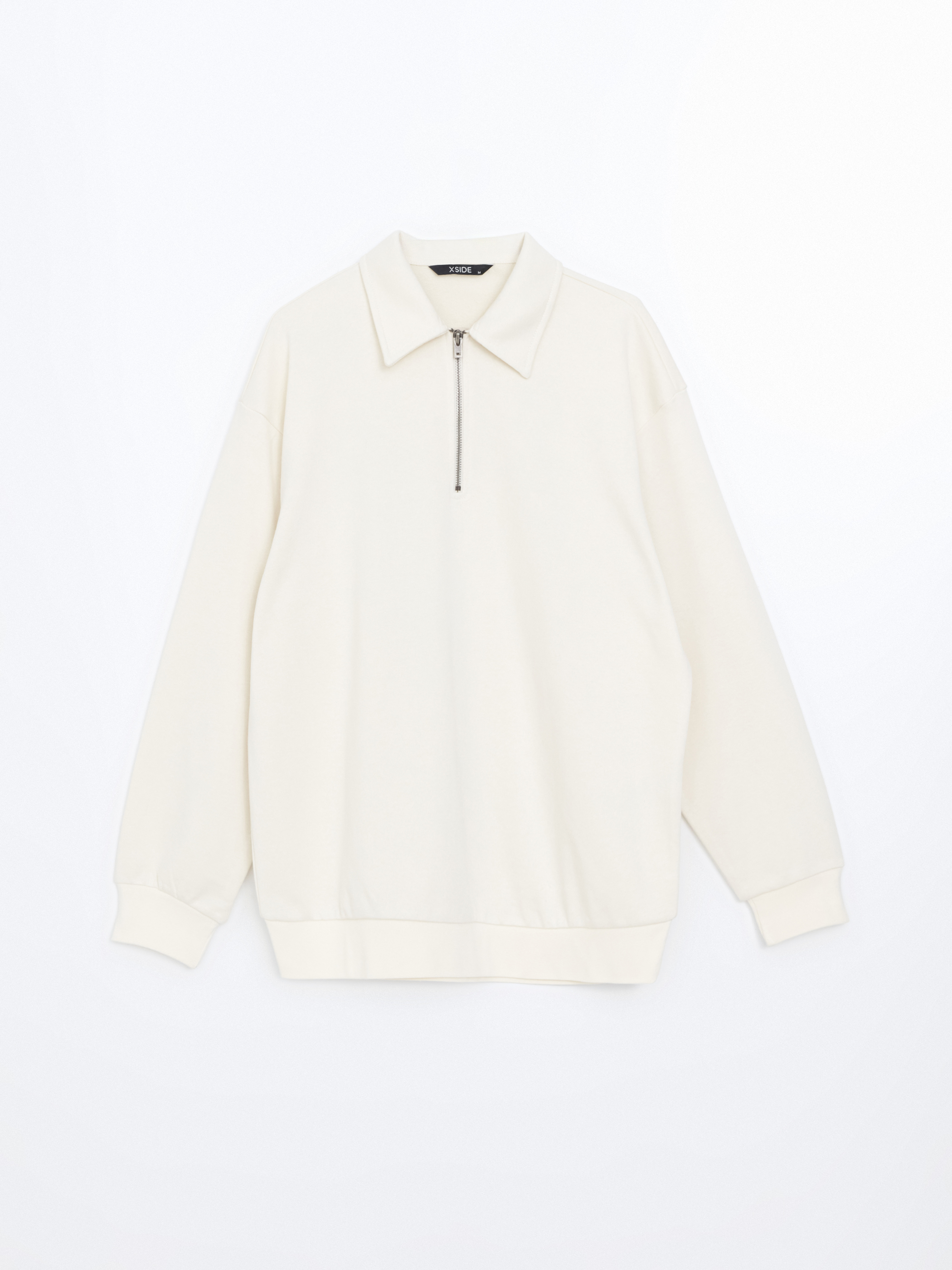 XSIDE Polo Yaka Uzun Kollu Erkek Sweatshirt görsel 5