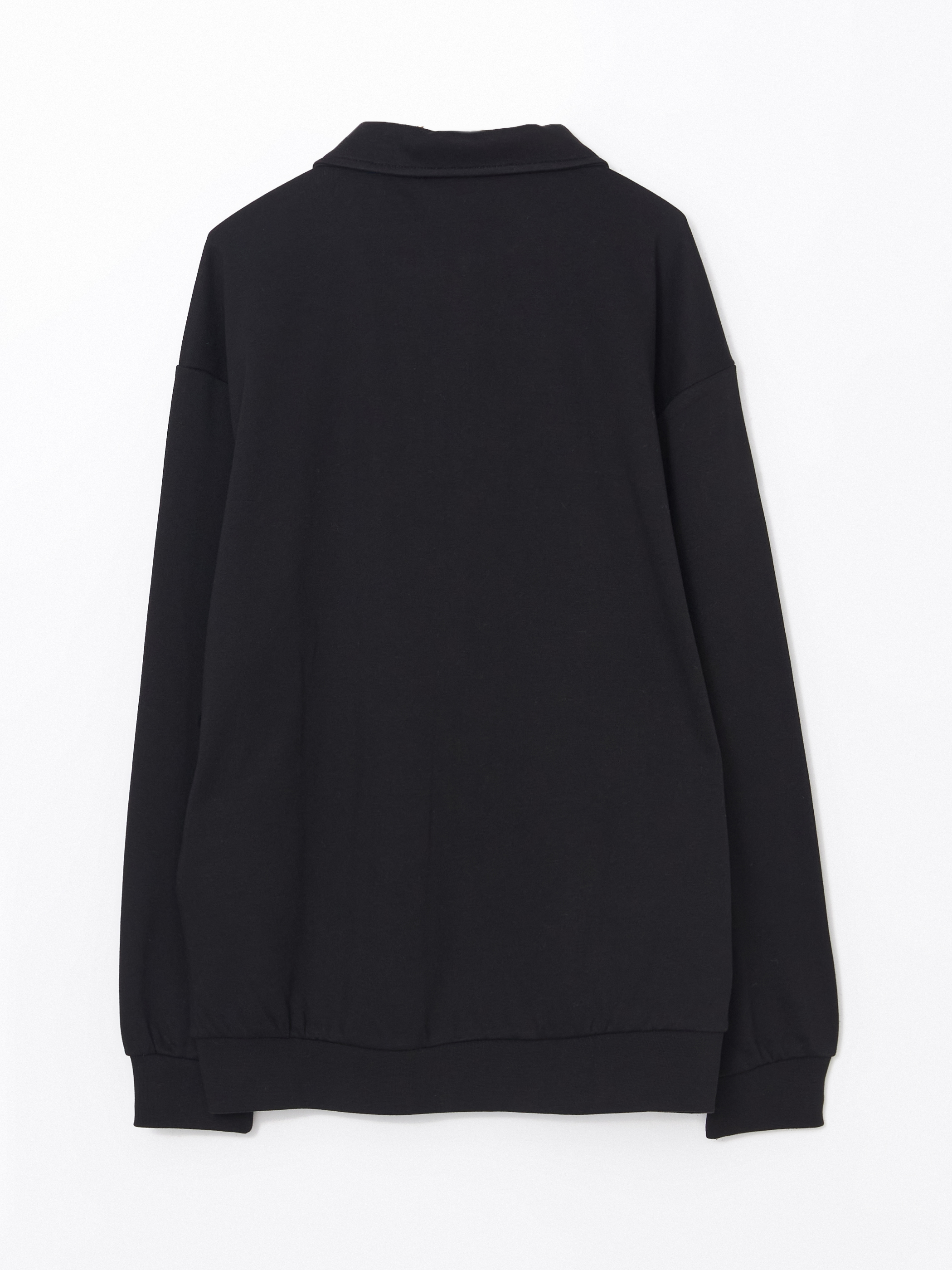 XSIDE Polo Yaka Uzun Kollu Erkek Sweatshirt görsel 6
