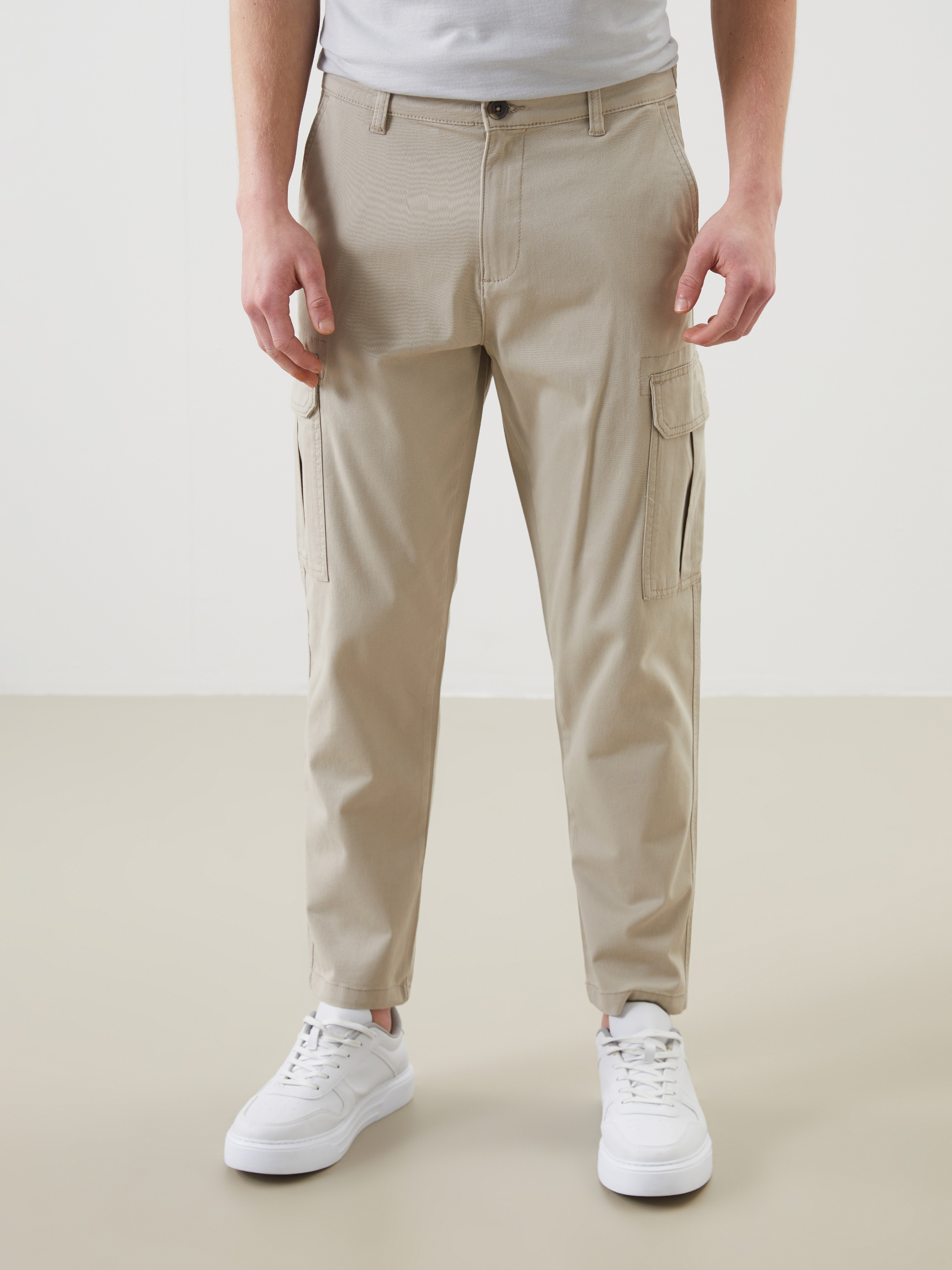 XSIDE Standart Kalıp Gabardin Erkek Pantolon görsel 2
