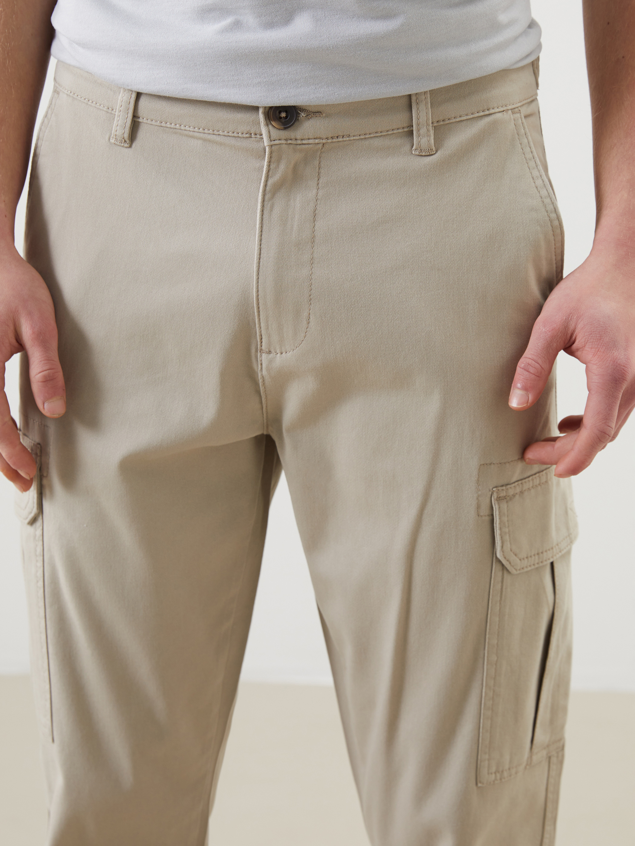 XSIDE Standart Kalıp Gabardin Erkek Pantolon görsel 3