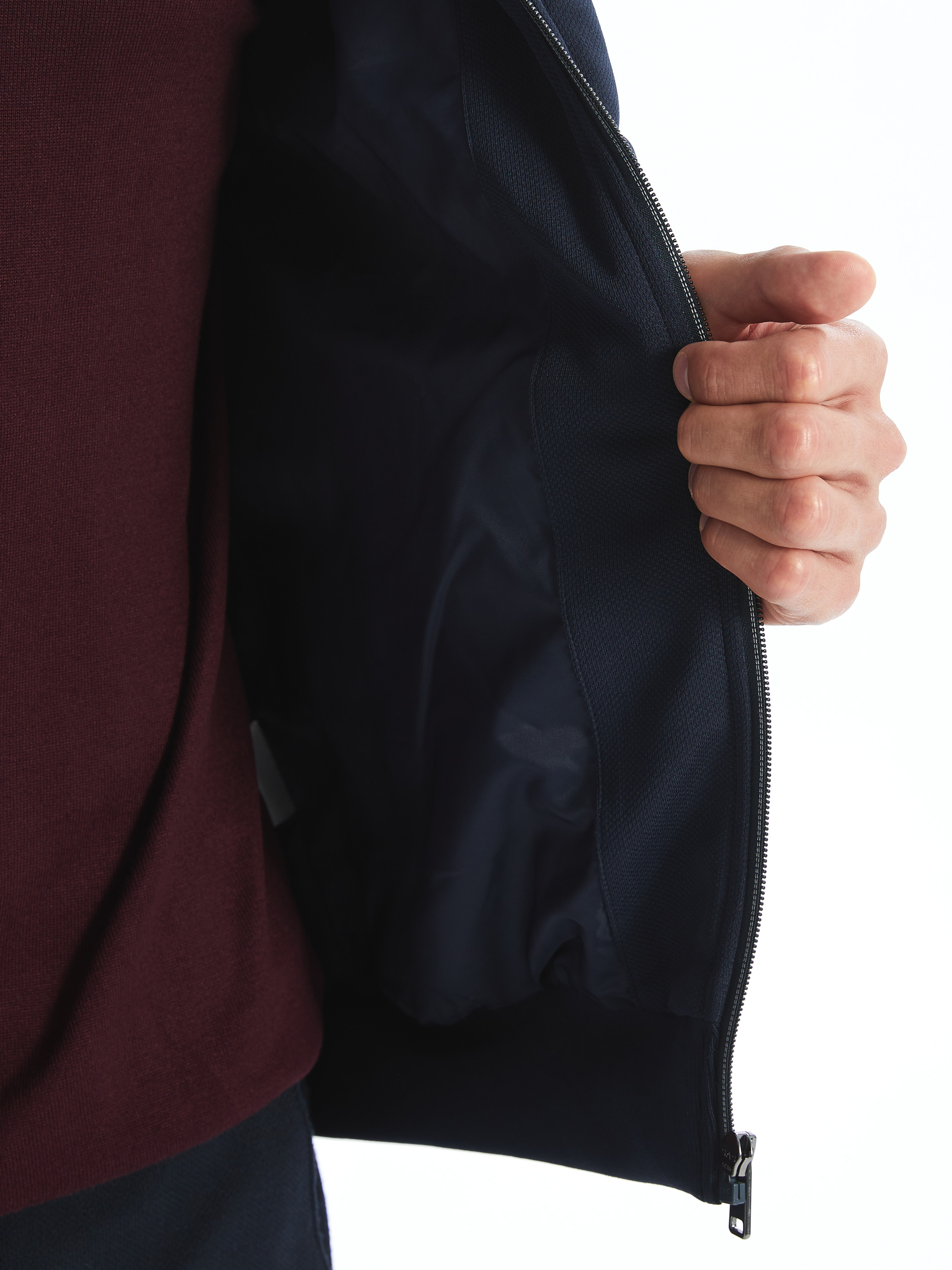 LCW Vision Slim Fit Dik Yaka Erkek Mont görsel 4