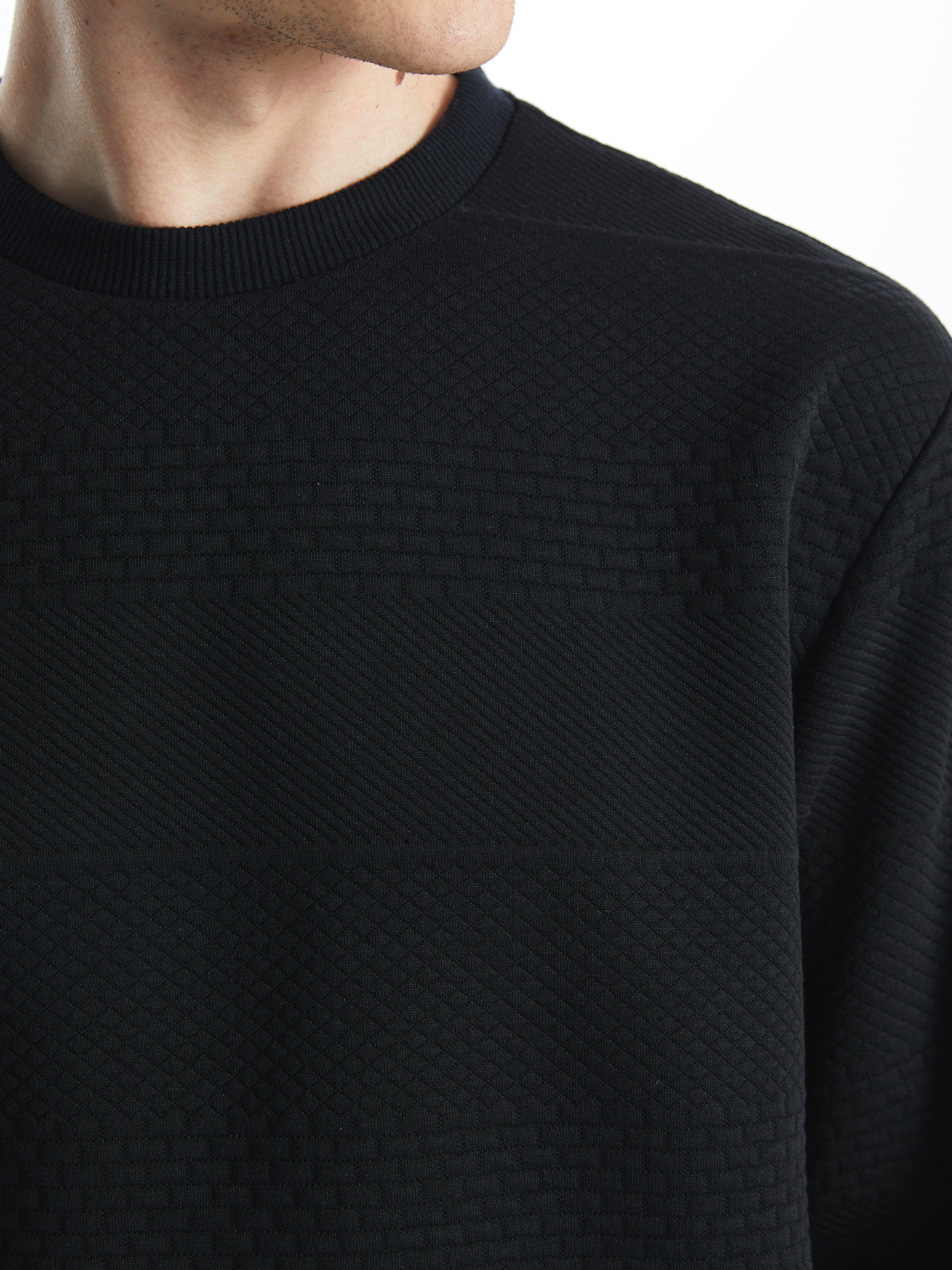 LCW Vision Bisiklet Yaka Uzun Kollu Erkek Sweatshirt görsel 3