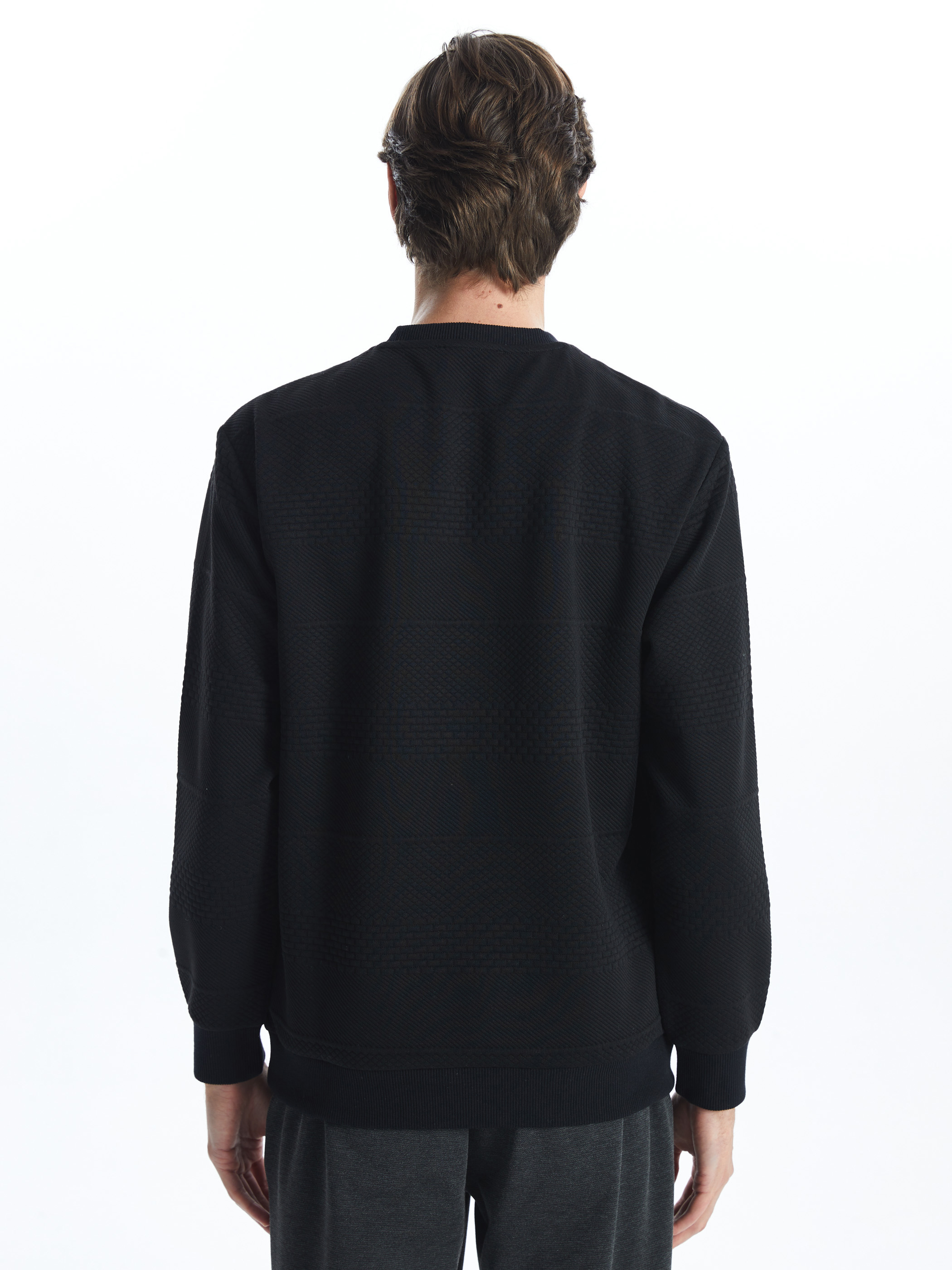 LCW Vision Bisiklet Yaka Uzun Kollu Erkek Sweatshirt görsel 4